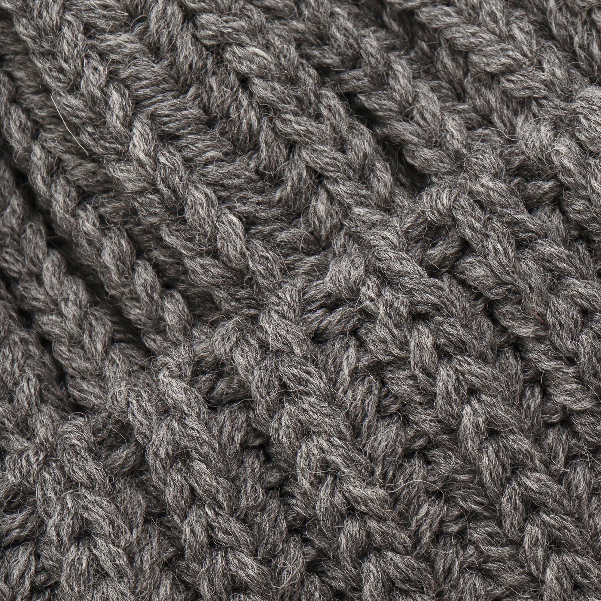 Chunky Ribbed Hat - Grey