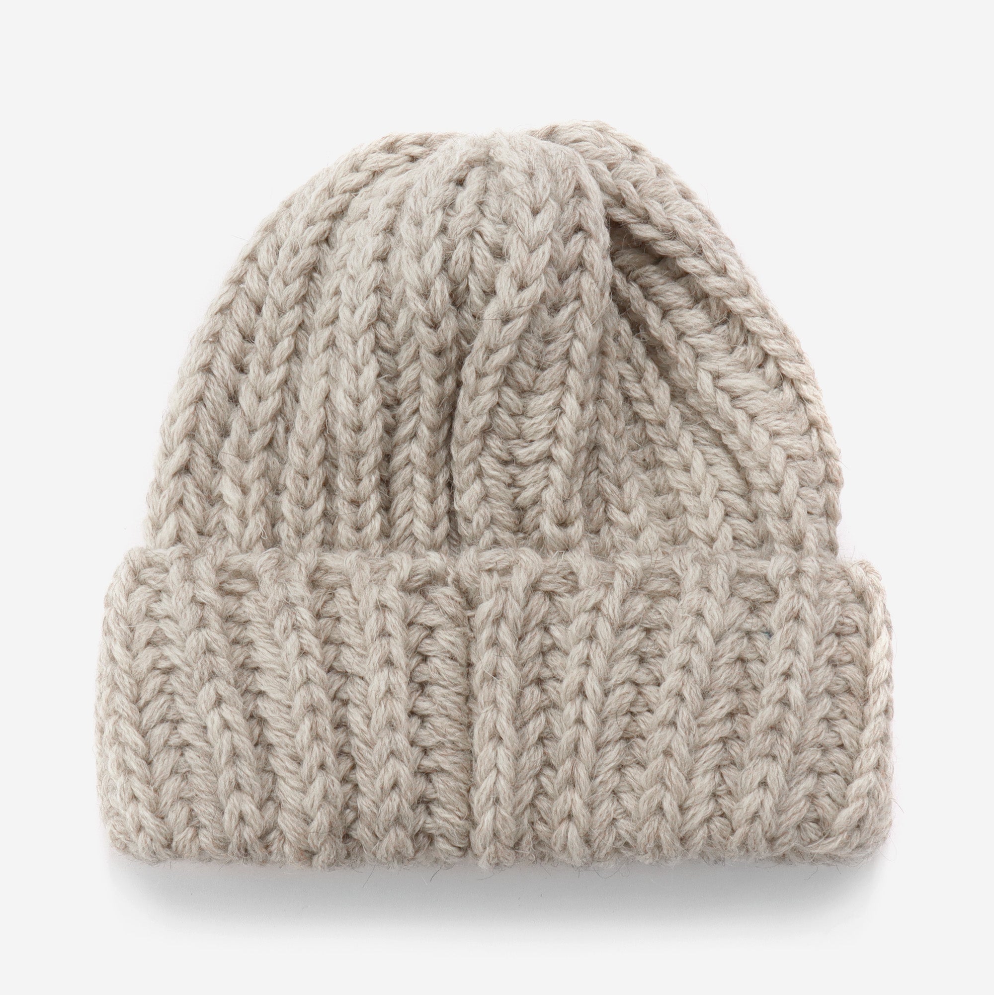 Chunky Ribbed Hat - Natural
