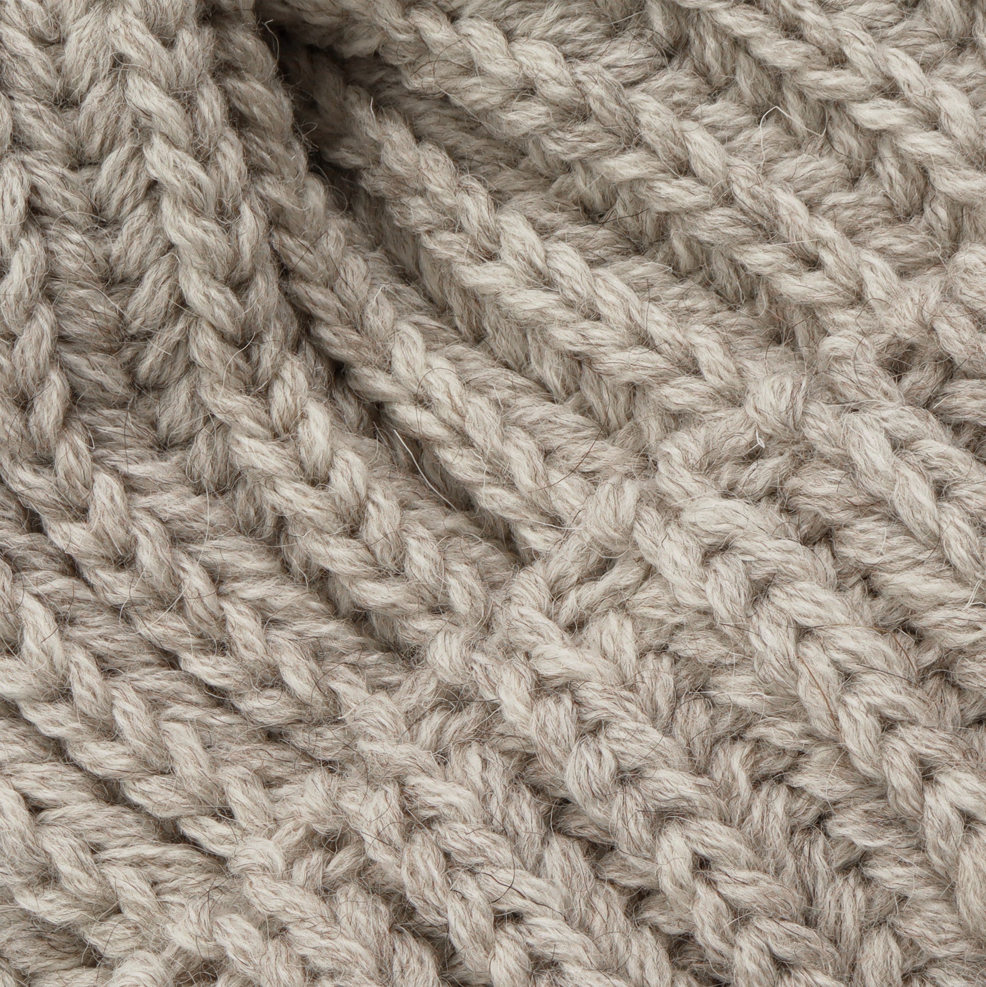 Chunky Ribbed Hat - Natural