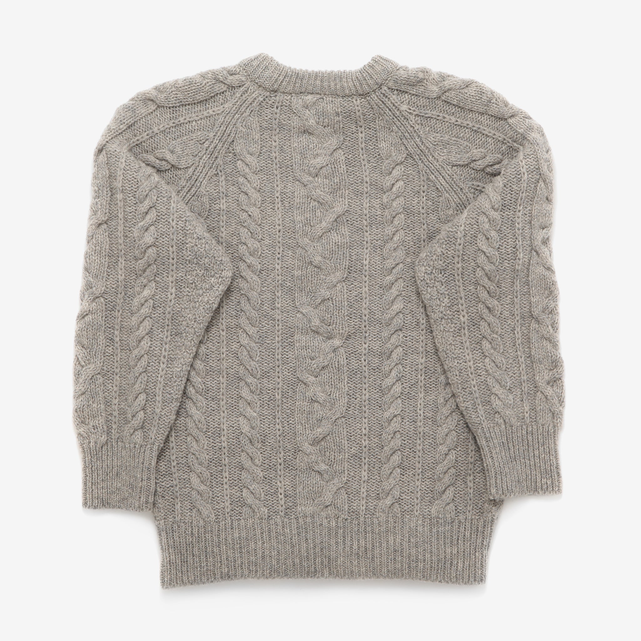 Cable Sweater - Grey