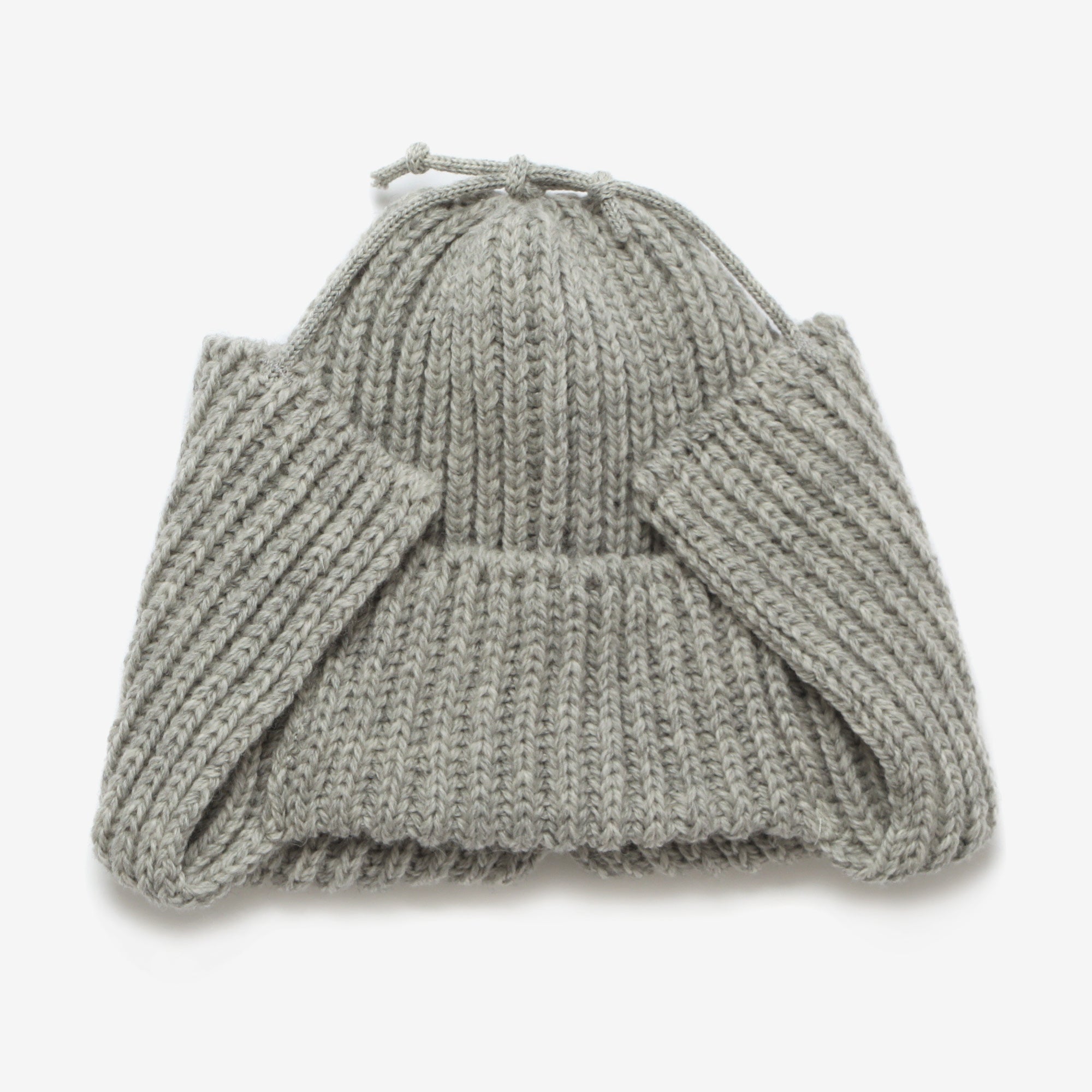 Merino Flight Cap - Grey