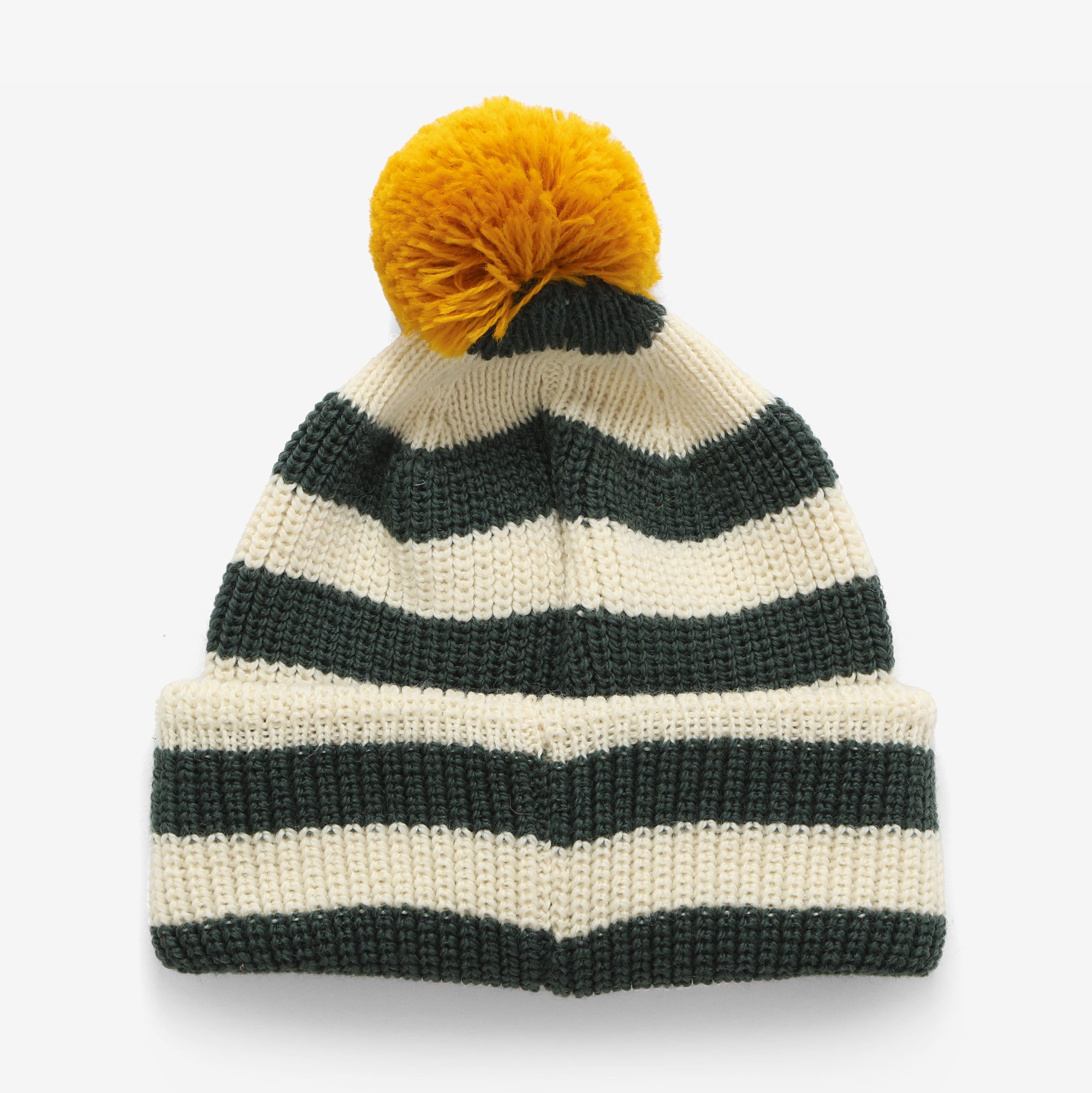 Merino Watchcap Pom Pom - Green