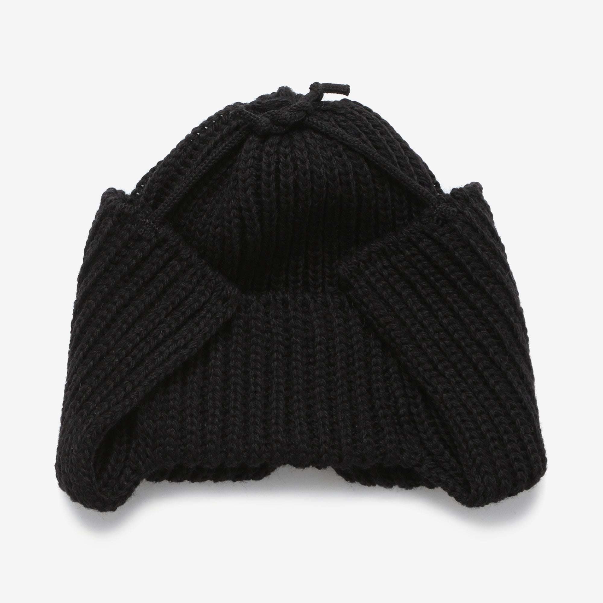 Merino Flight Cap - Black