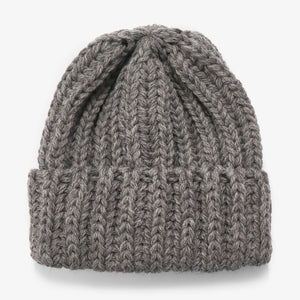 Chunky Ribbed Hat - Grey