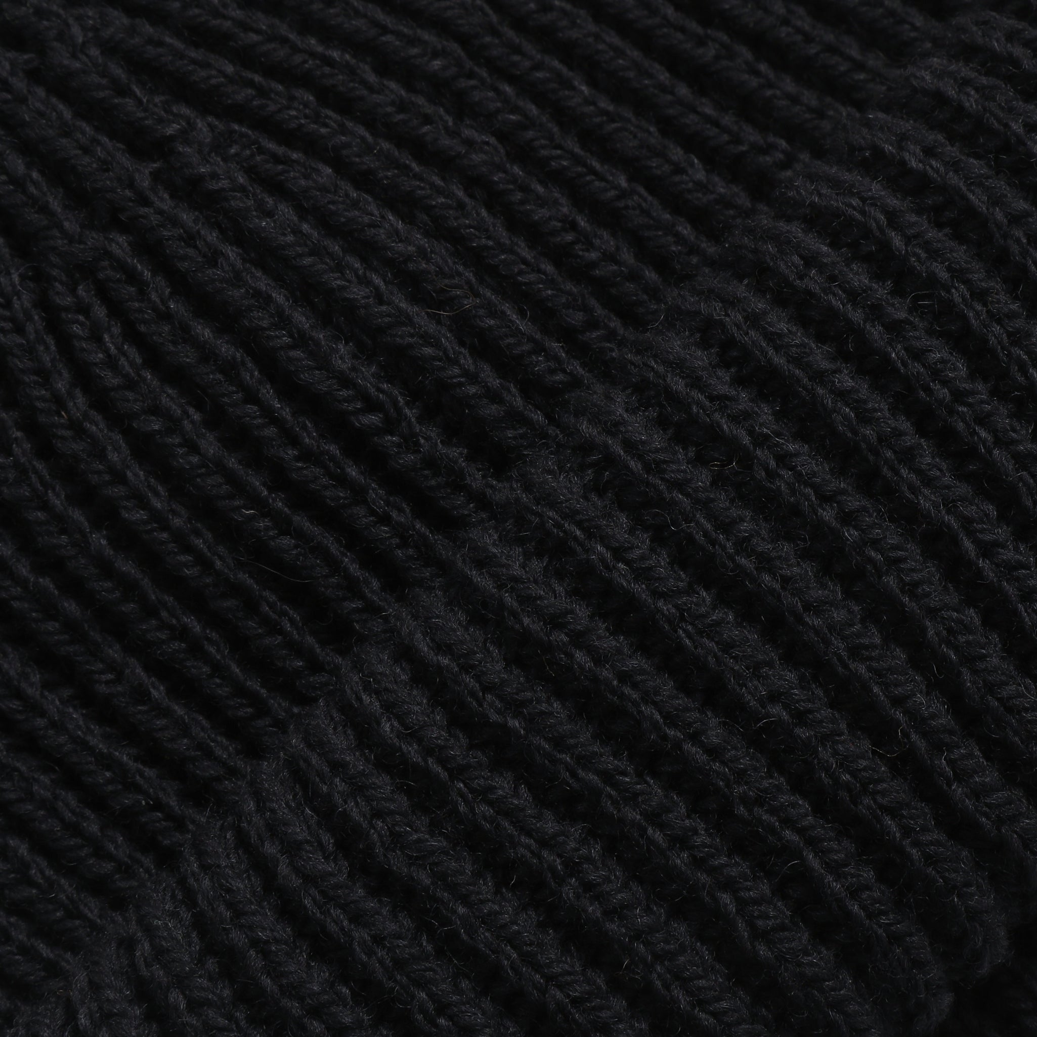 Merino Ribbed Beanie - Navy