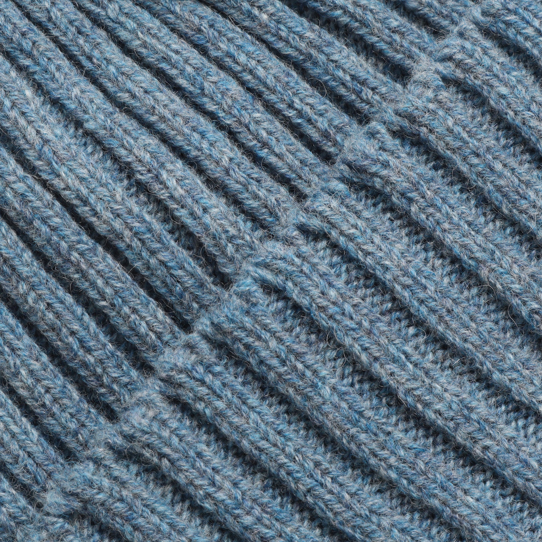 Mohair 2x1 Watchcap - Blue