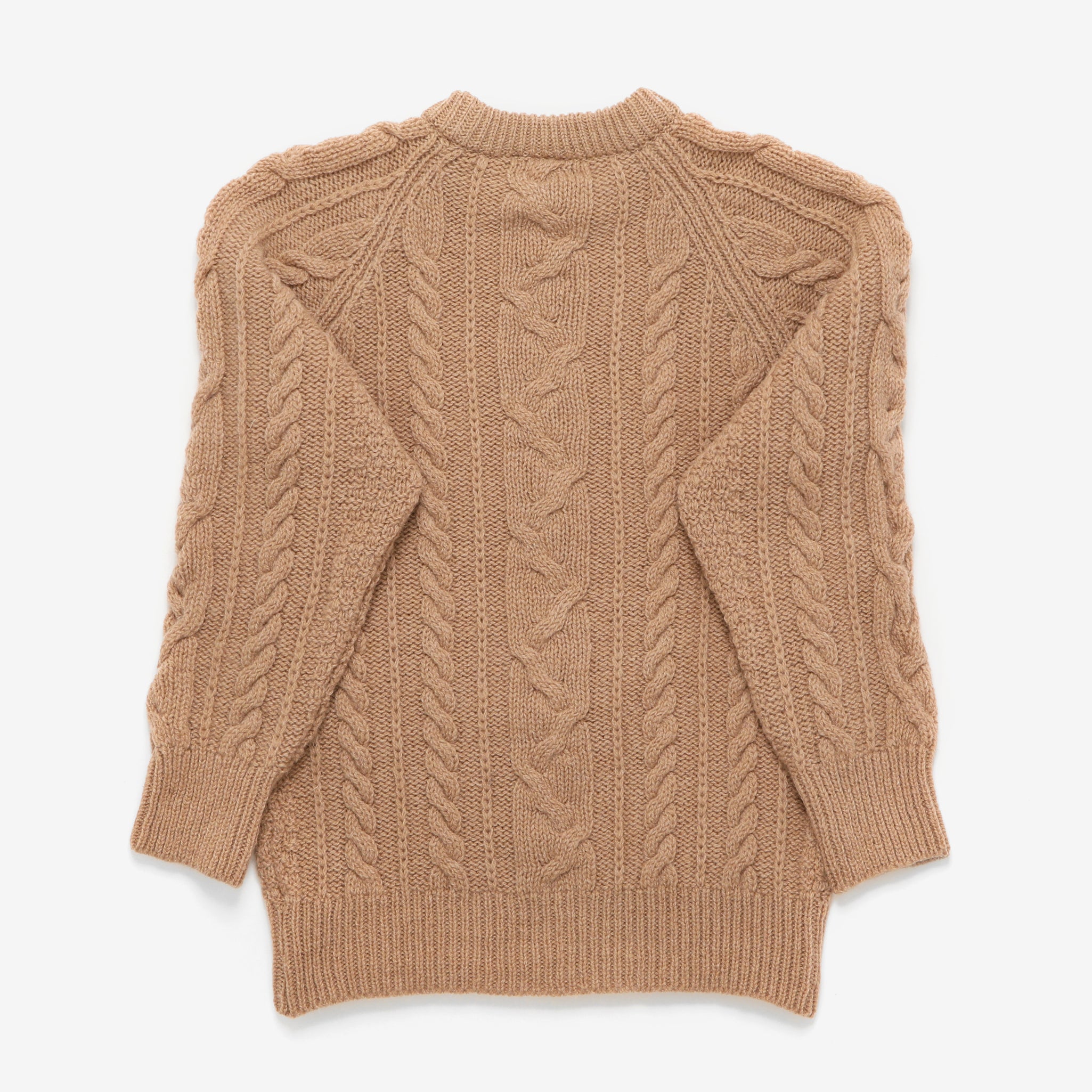 Cable Sweater - Camel
