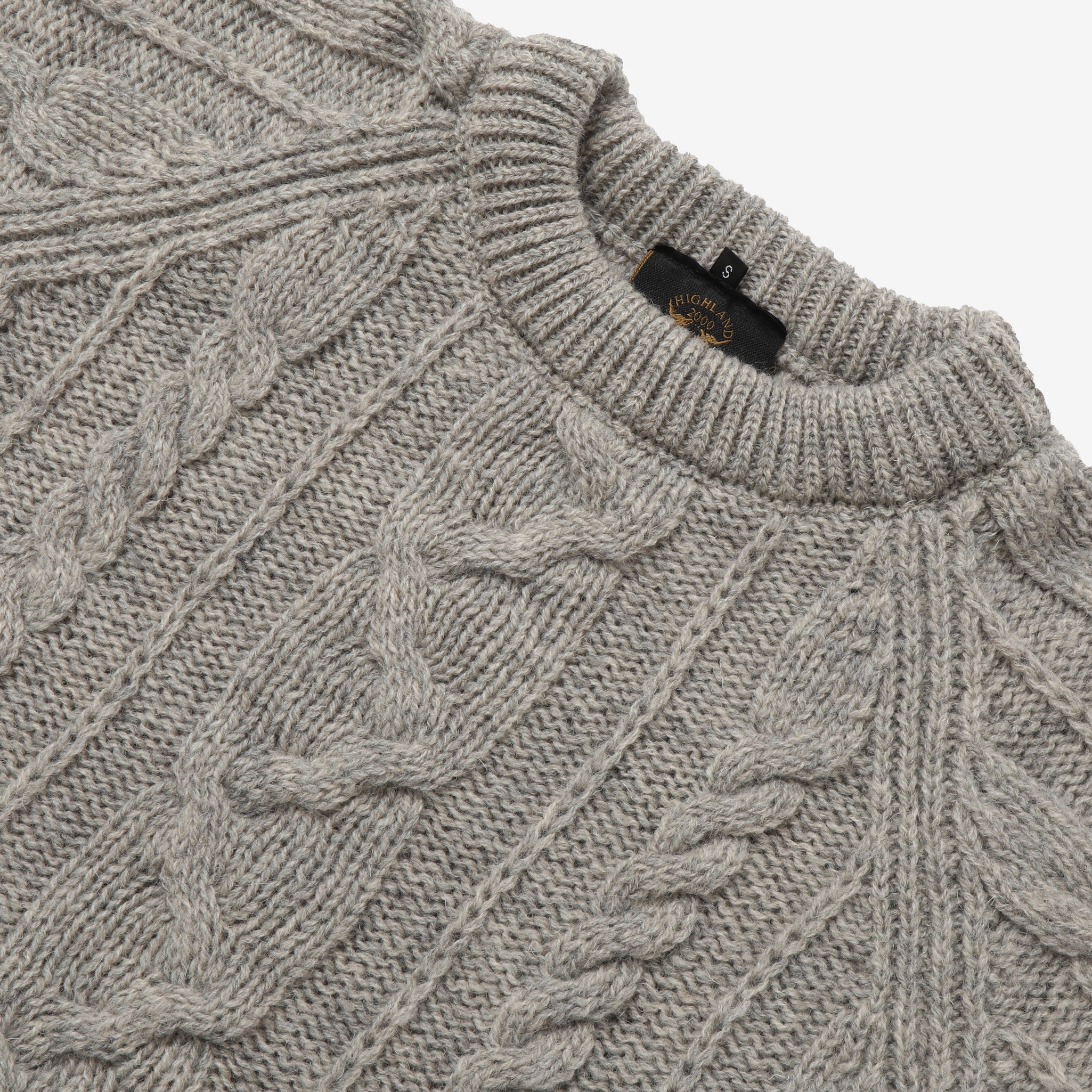 Cable Sweater - Grey