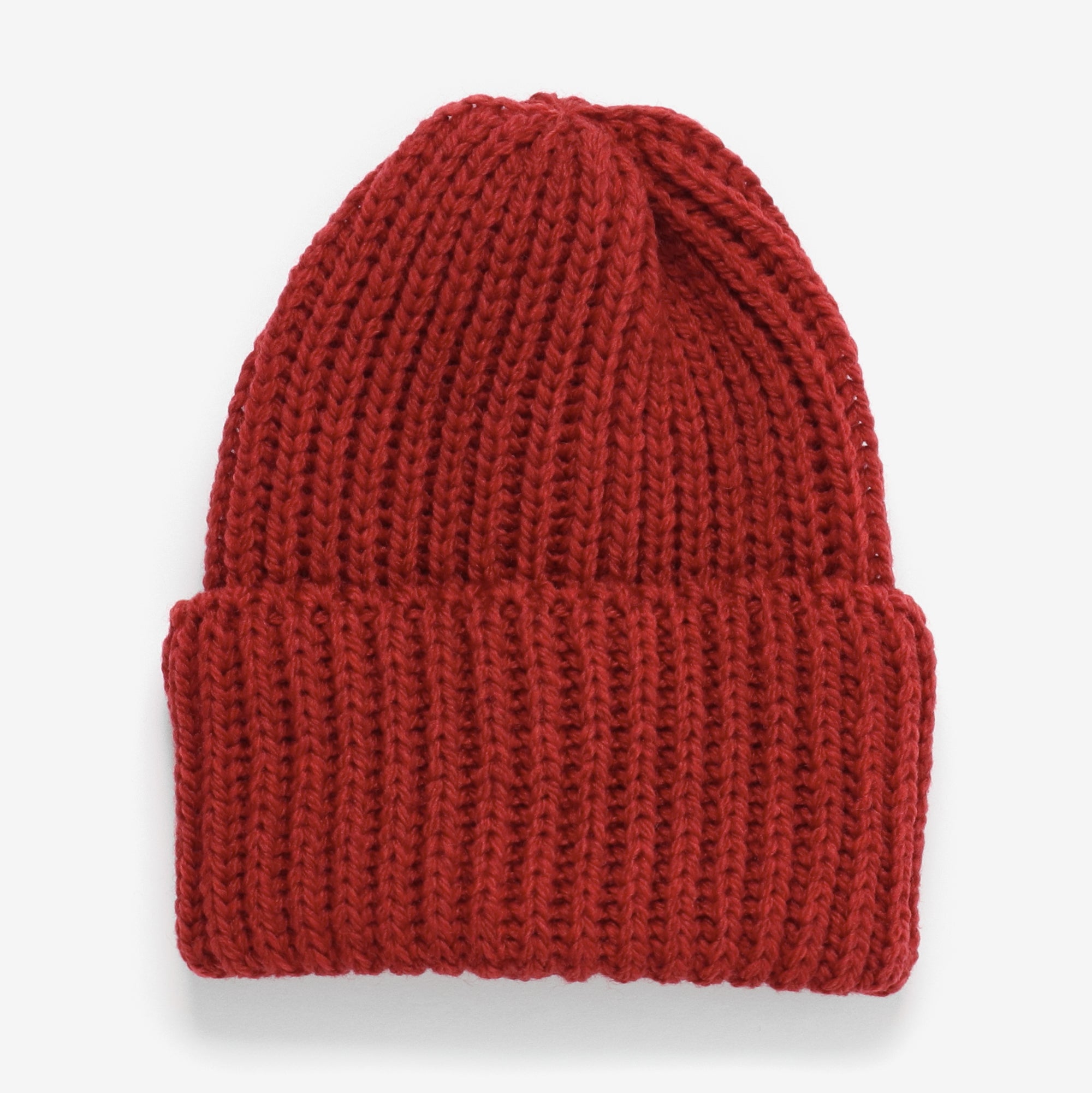 Merino 001 Bobcap - Dark Red