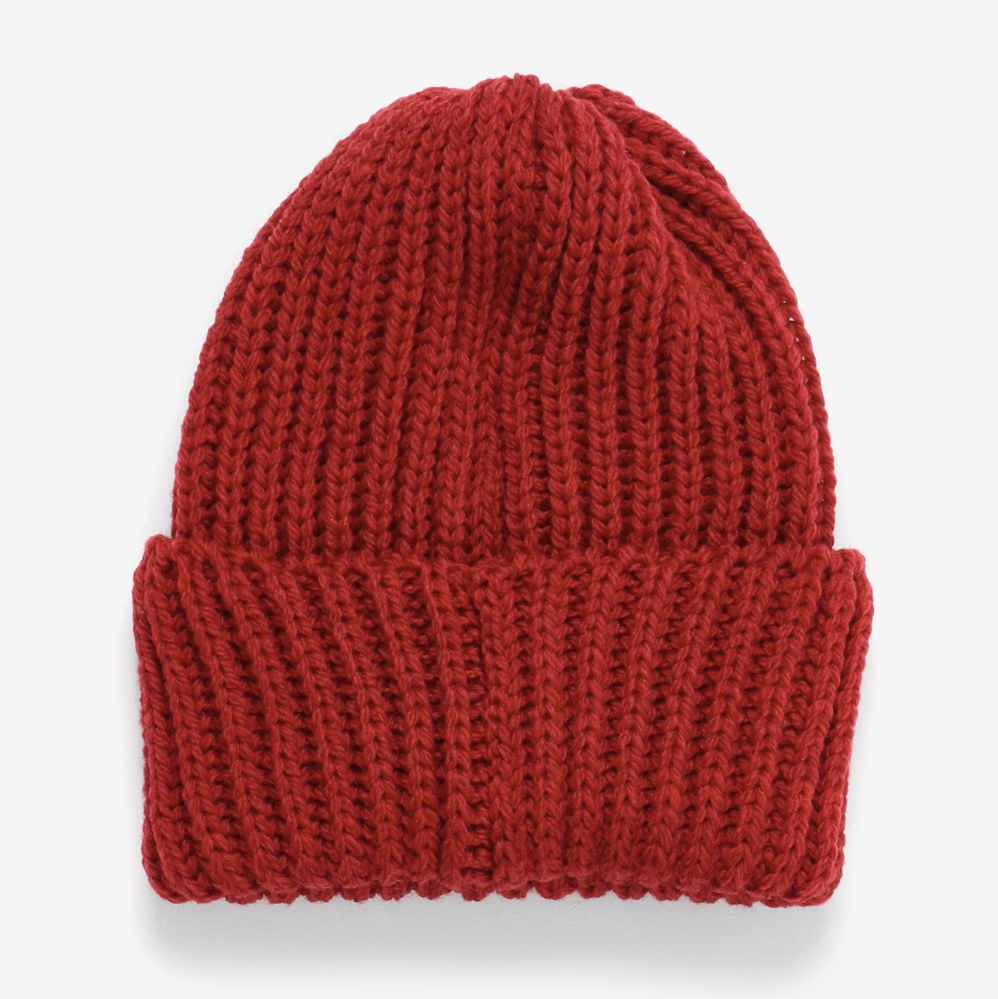 Merino 001 Bobcap - Dark Red