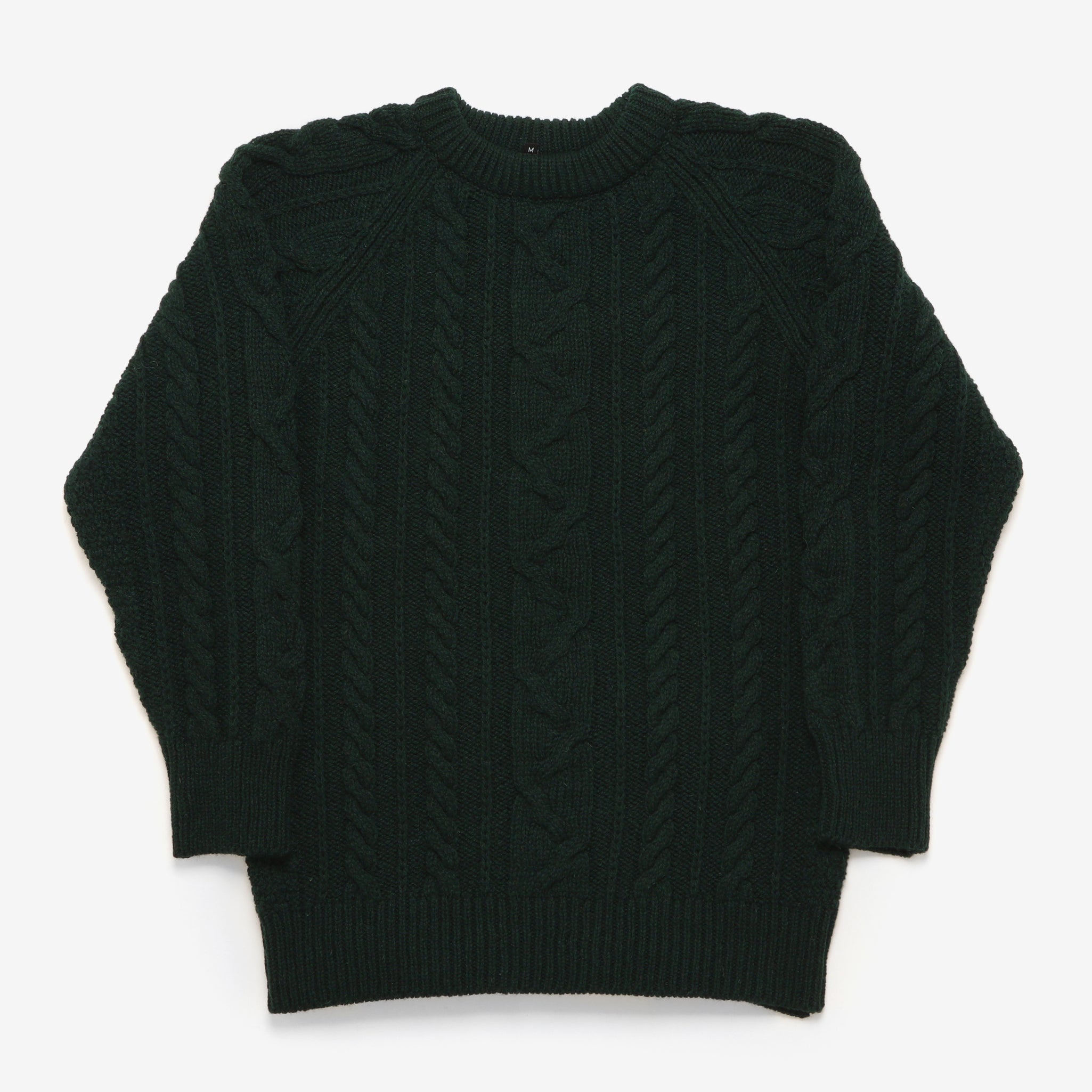 Cable Sweater - Green