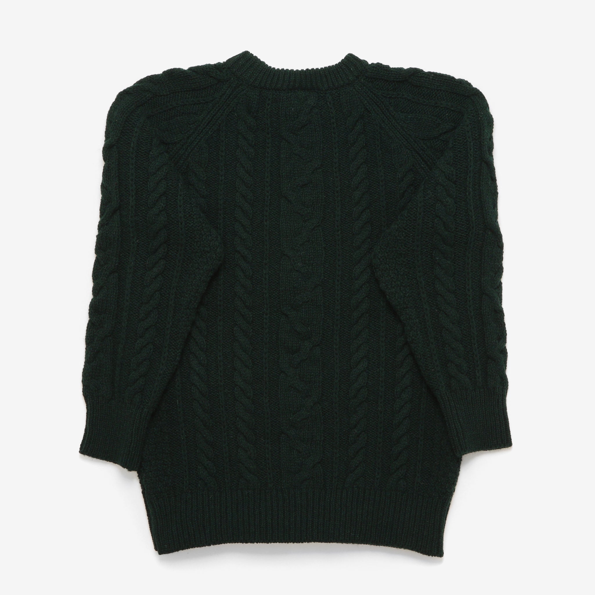 Cable Sweater - Green