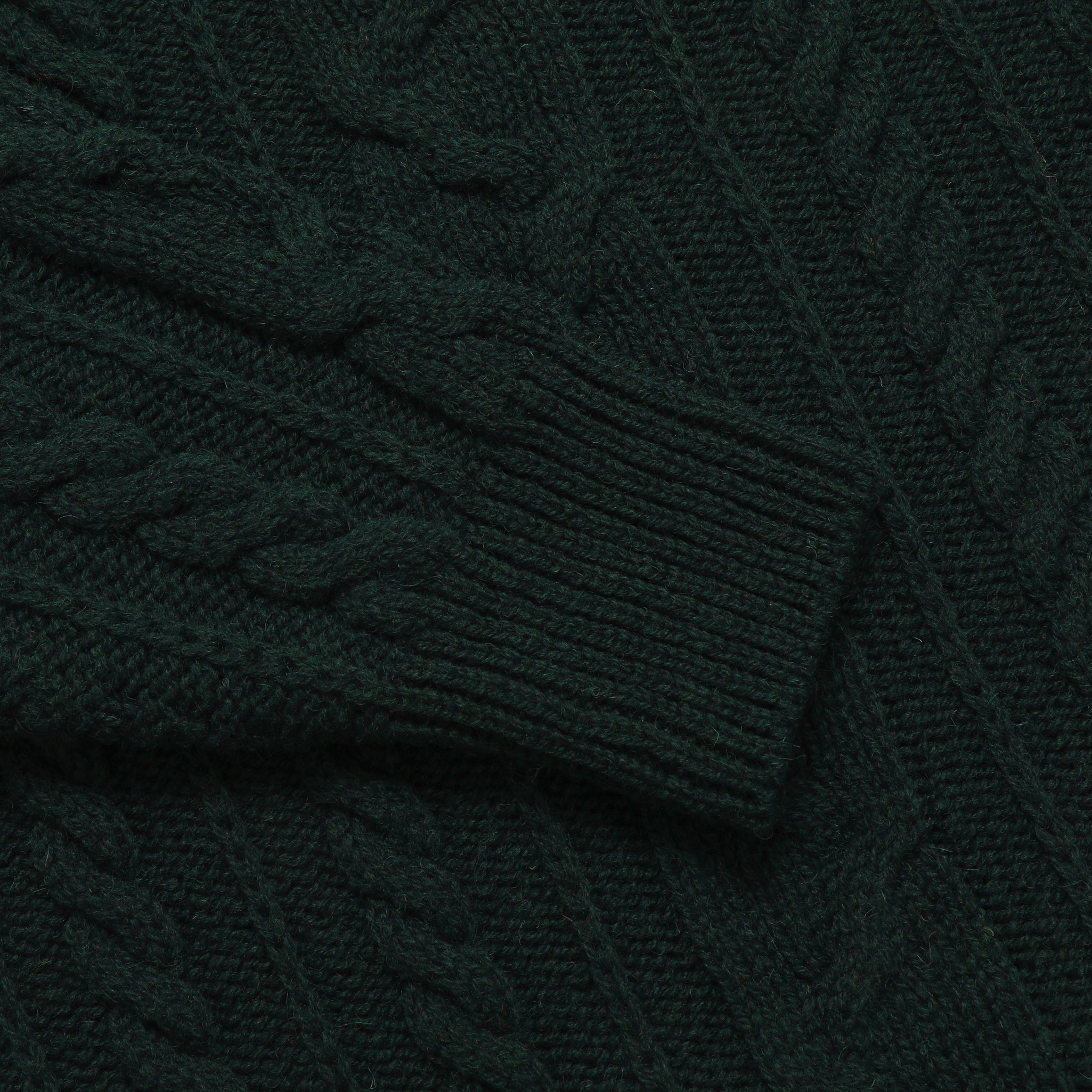 Cable Sweater - Green
