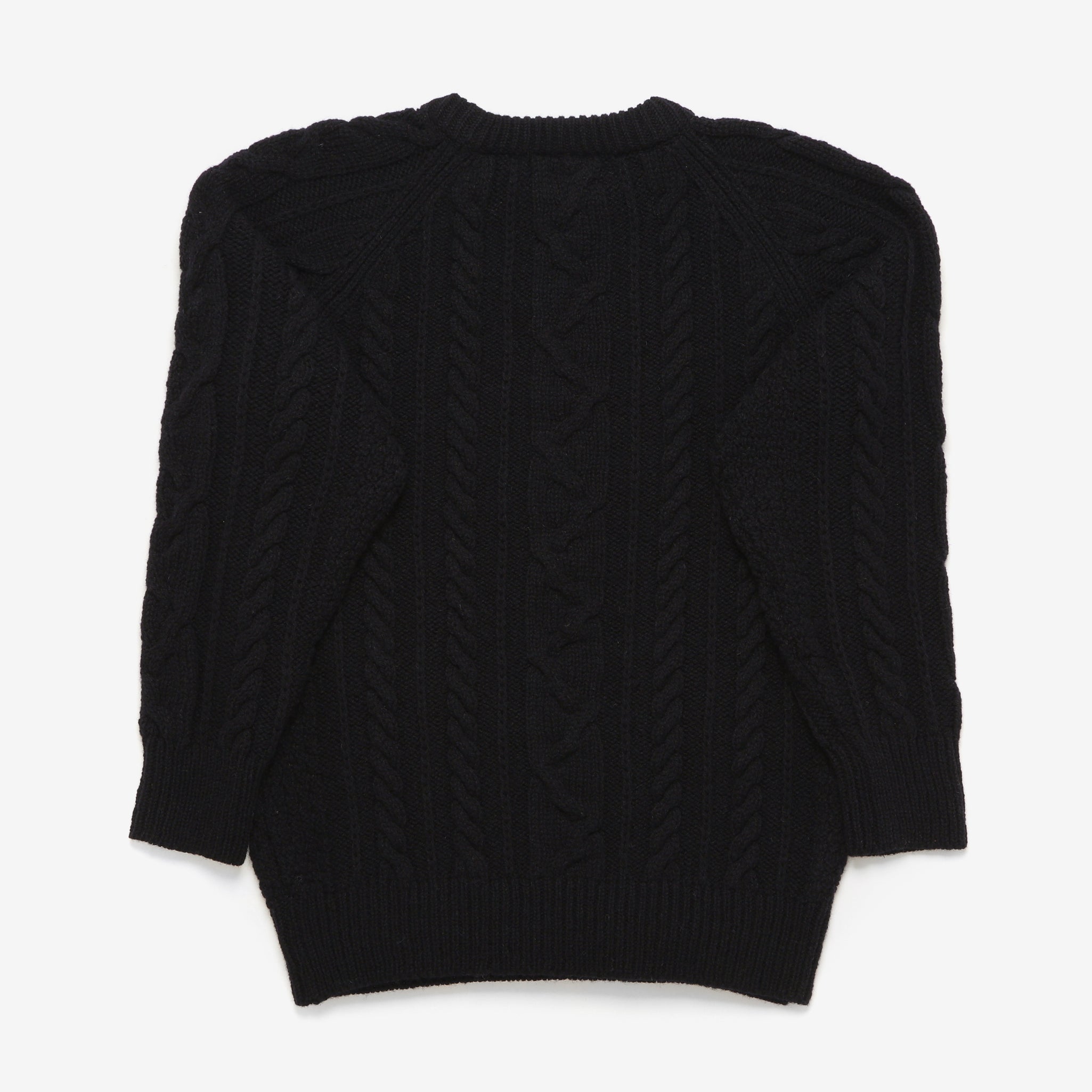 Cable Sweater - Navy