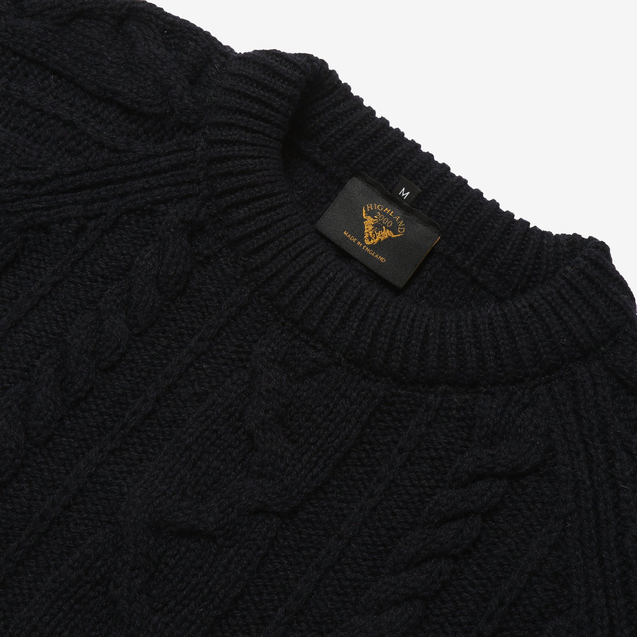 Cable Sweater - Navy
