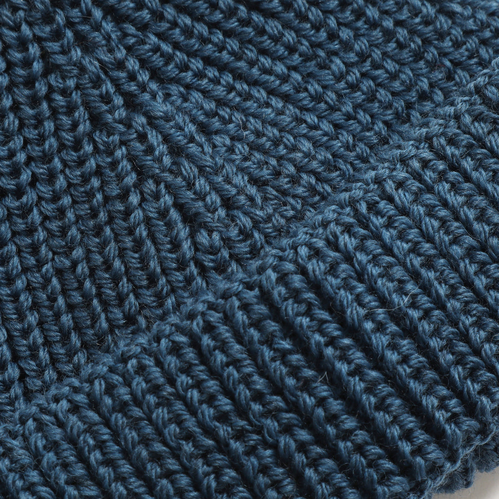 Merino Skull Cap - Indigo