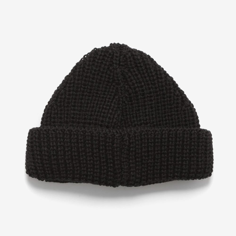 Merino Skull Cap - Black