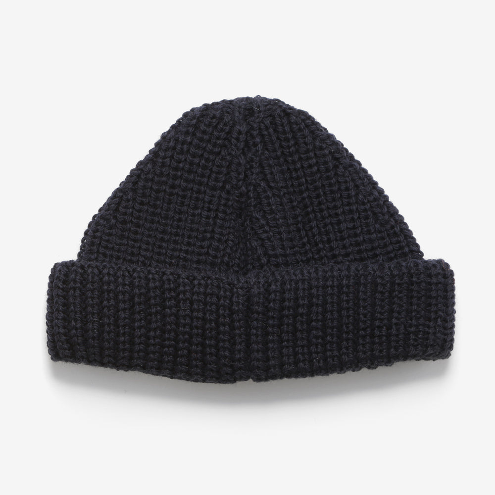 Merino Skull Cap - Navy