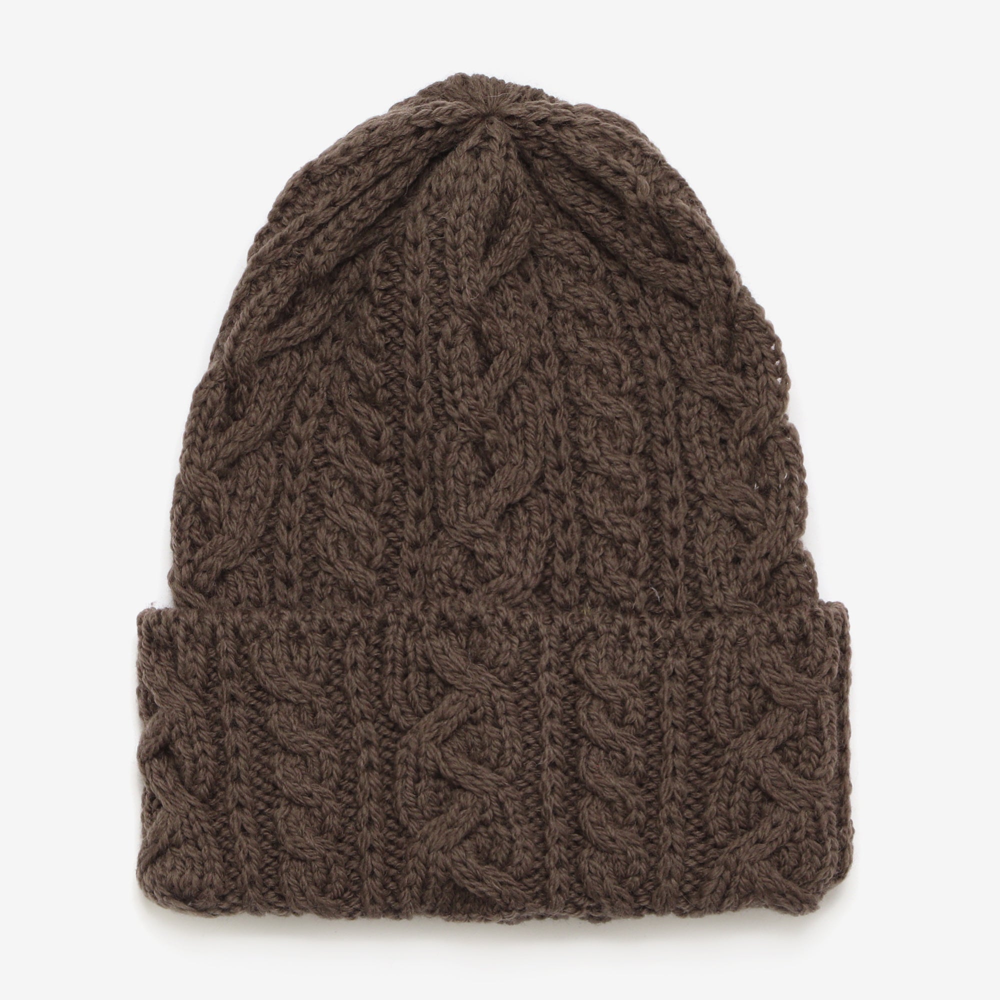 Merino 016 Cable Hat - Burro
