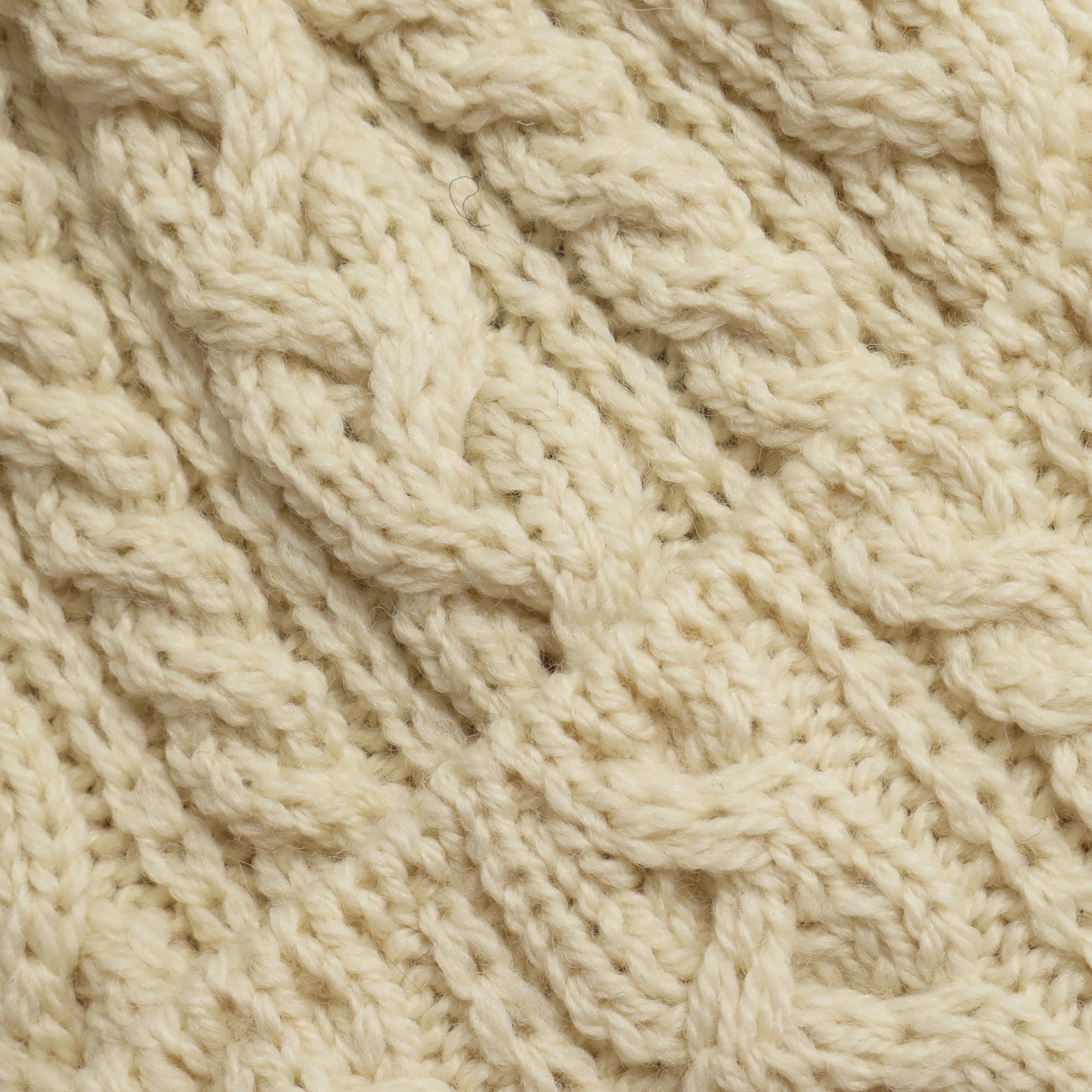 Merino 016 Cable Hat - Blanco