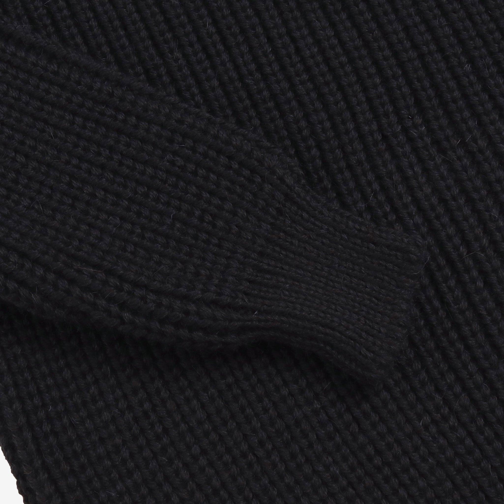 Wool Fisherman Sweater - Midnight