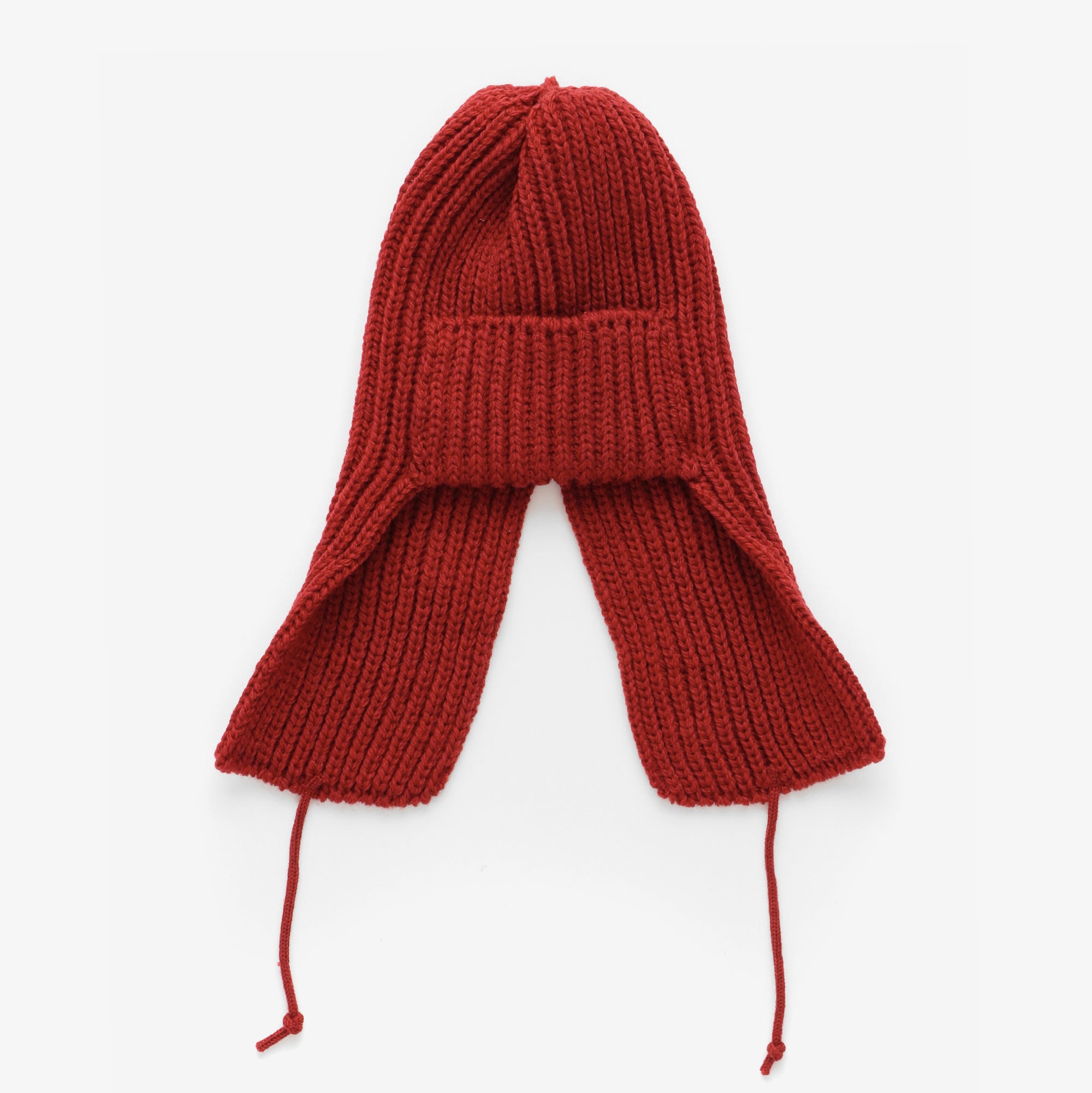 Merino Flight Cap - Red