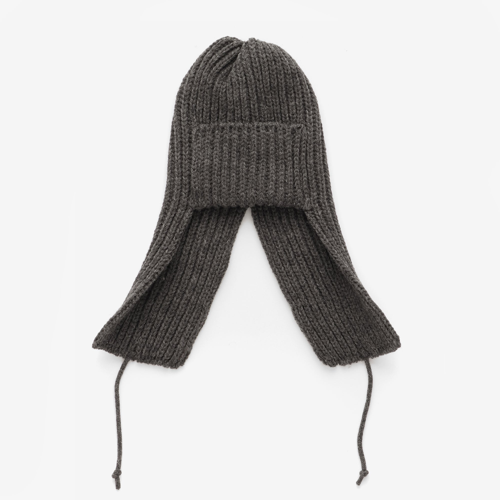 Merino Flight Cap - Charcoal