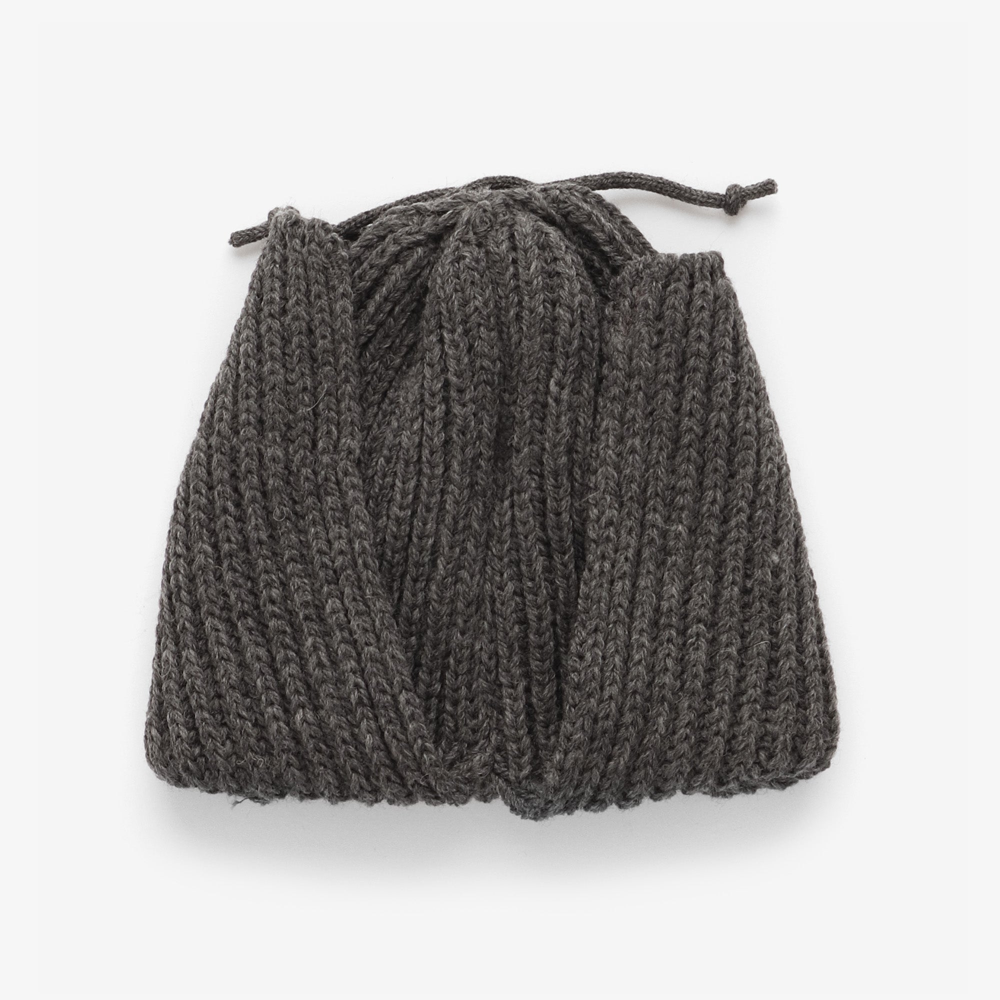 Merino Flight Cap - Charcoal