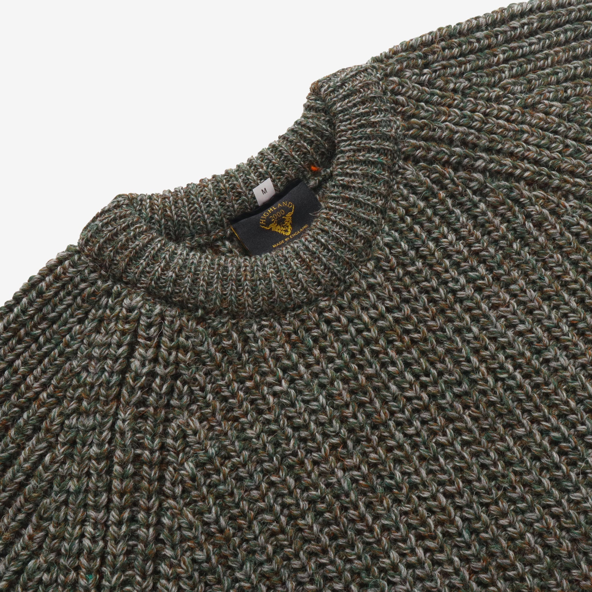 Wool Fisherman Sweater - Derby