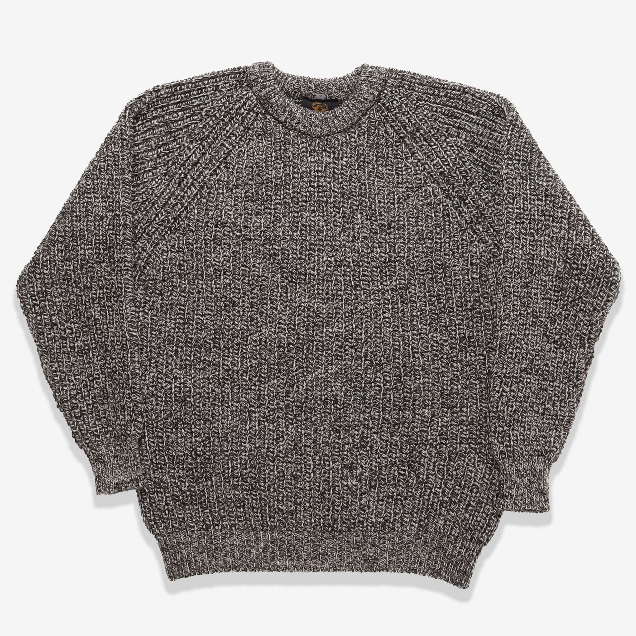 Wool Fisherman Sweater - Humbug