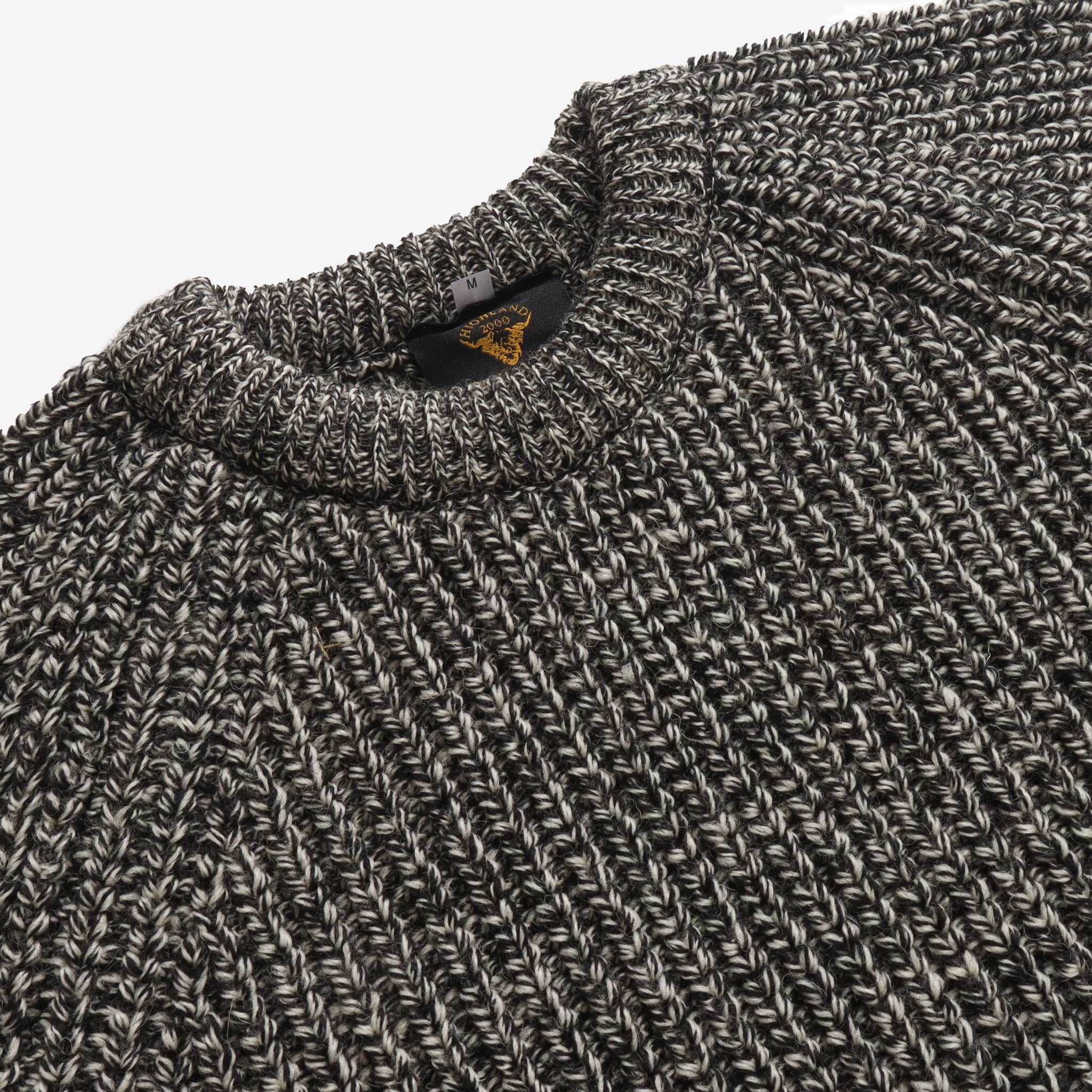 Wool Fisherman Sweater - Humbug