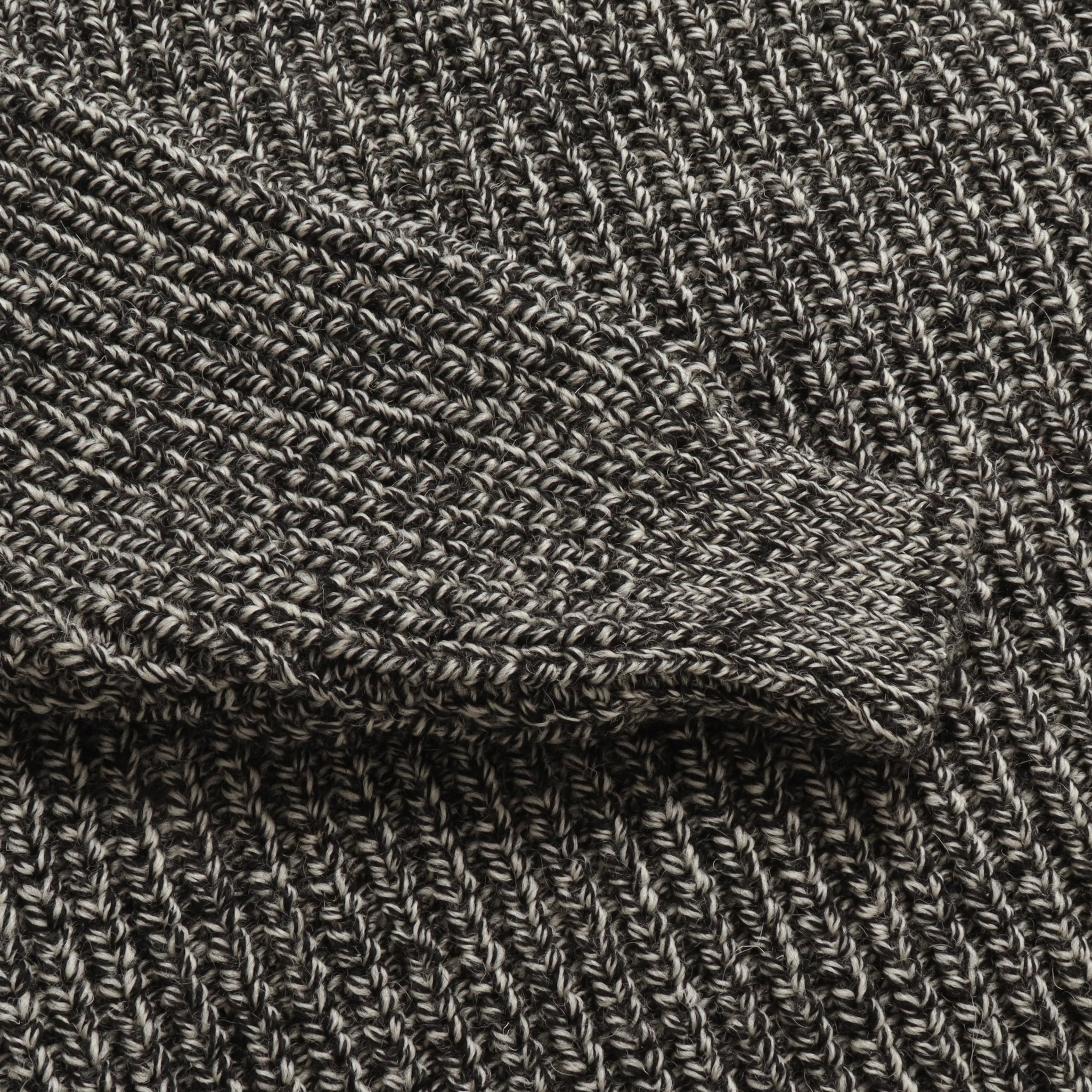 Wool Fisherman Sweater - Humbug