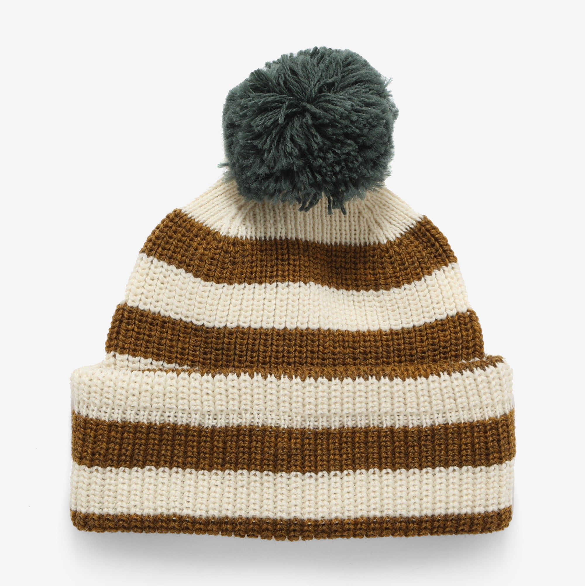 Merino Watchcap Pom Pom - Mustard