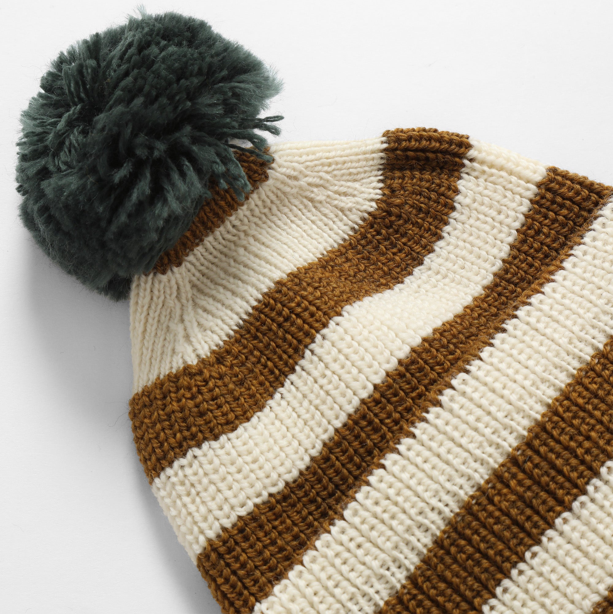 Merino Watchcap Pom Pom - Mustard