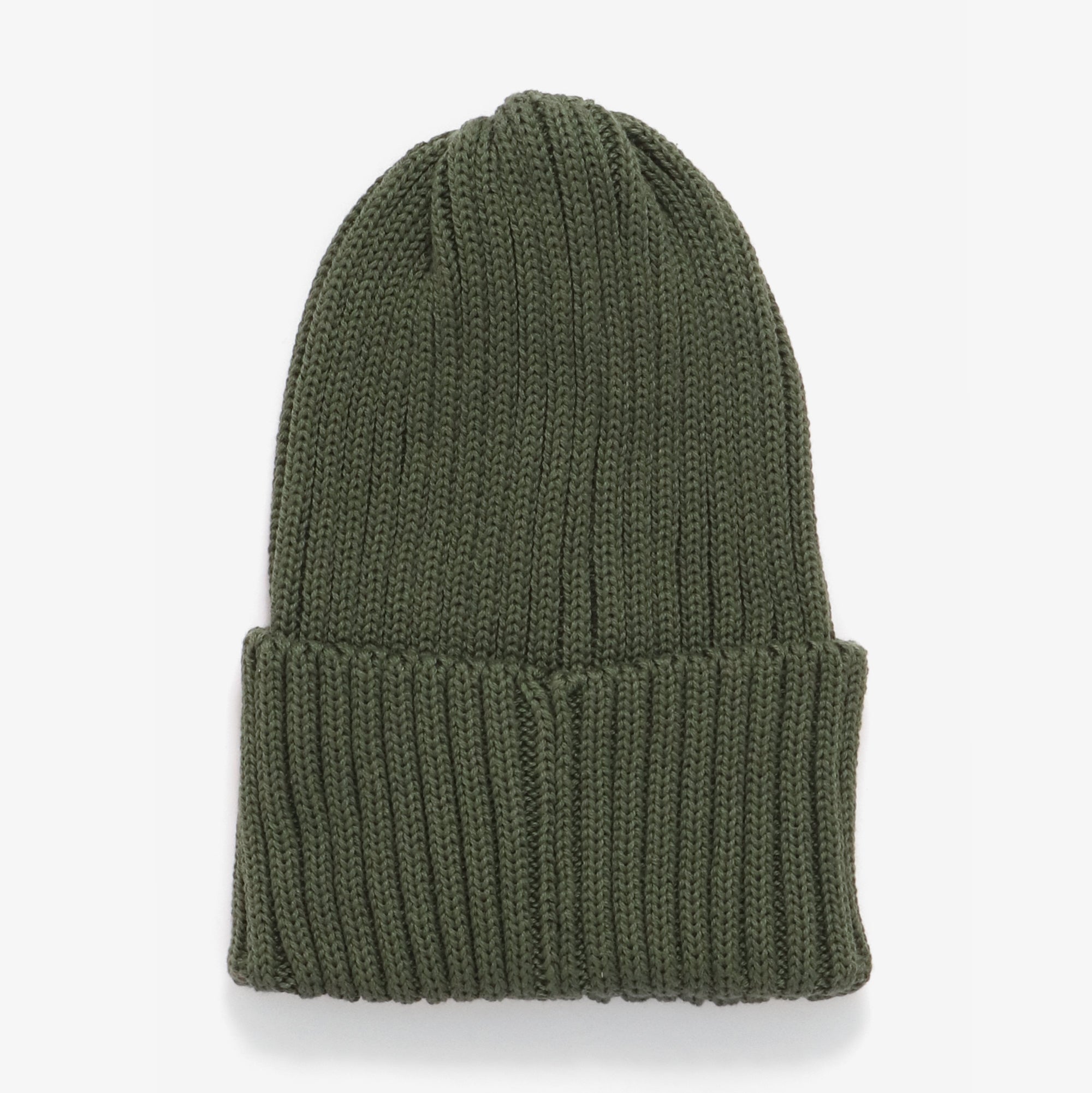 Cotton 2x1 Watchcap - Moss