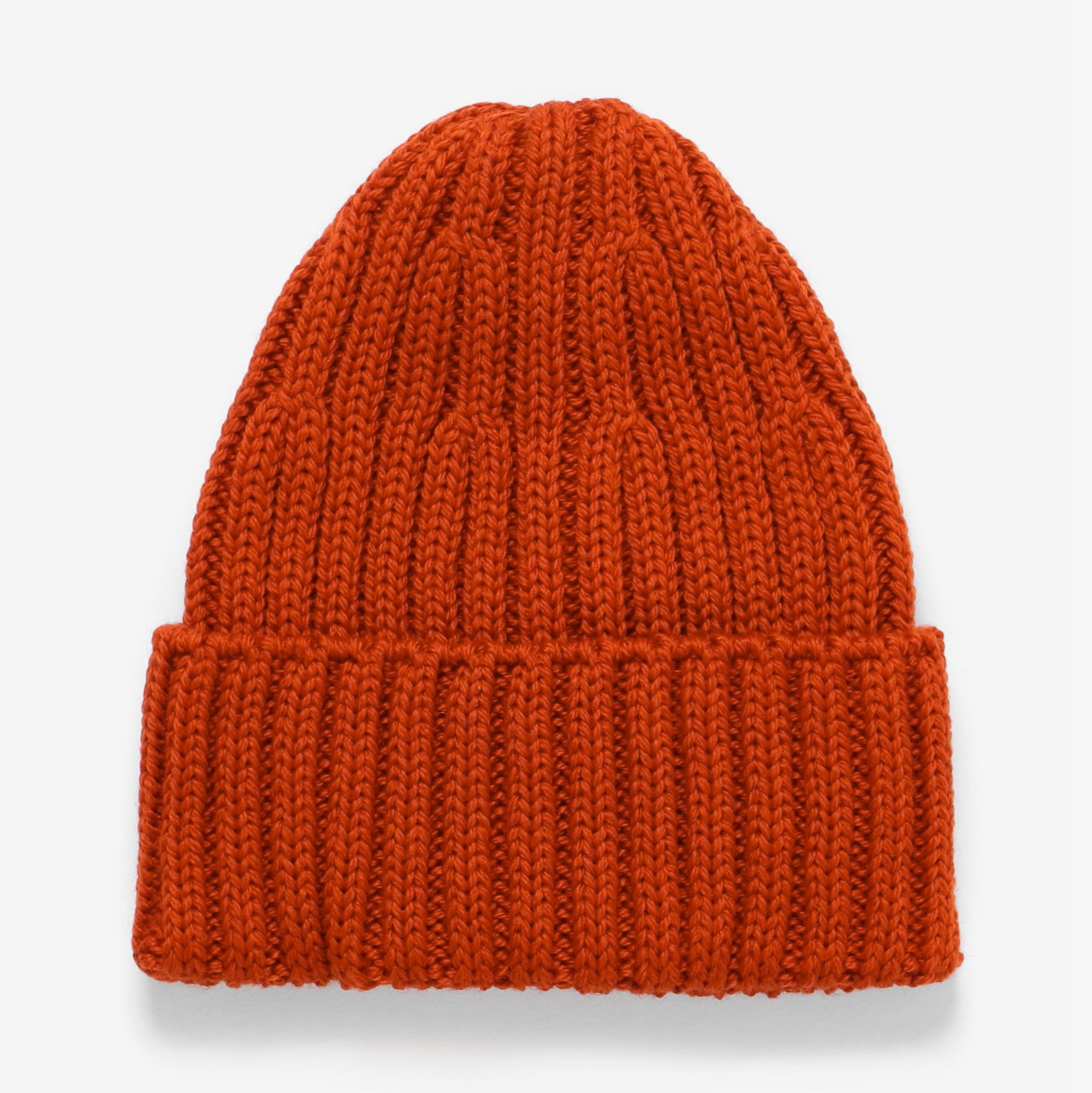 Merino Watch Hat - Orange