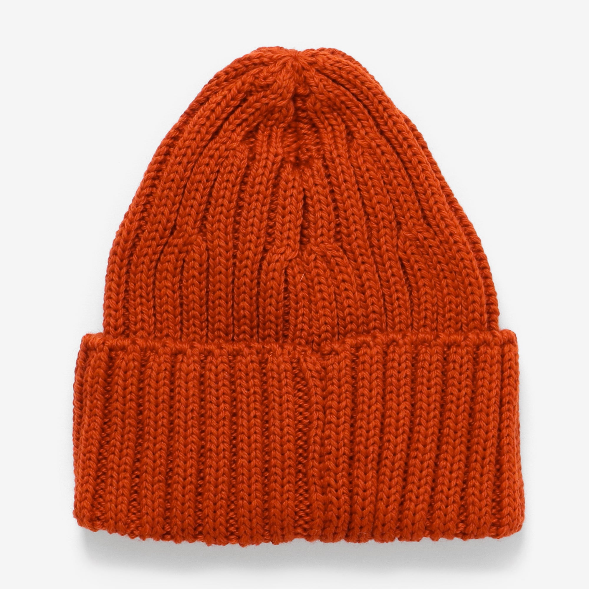 Merino Watch Hat - Orange