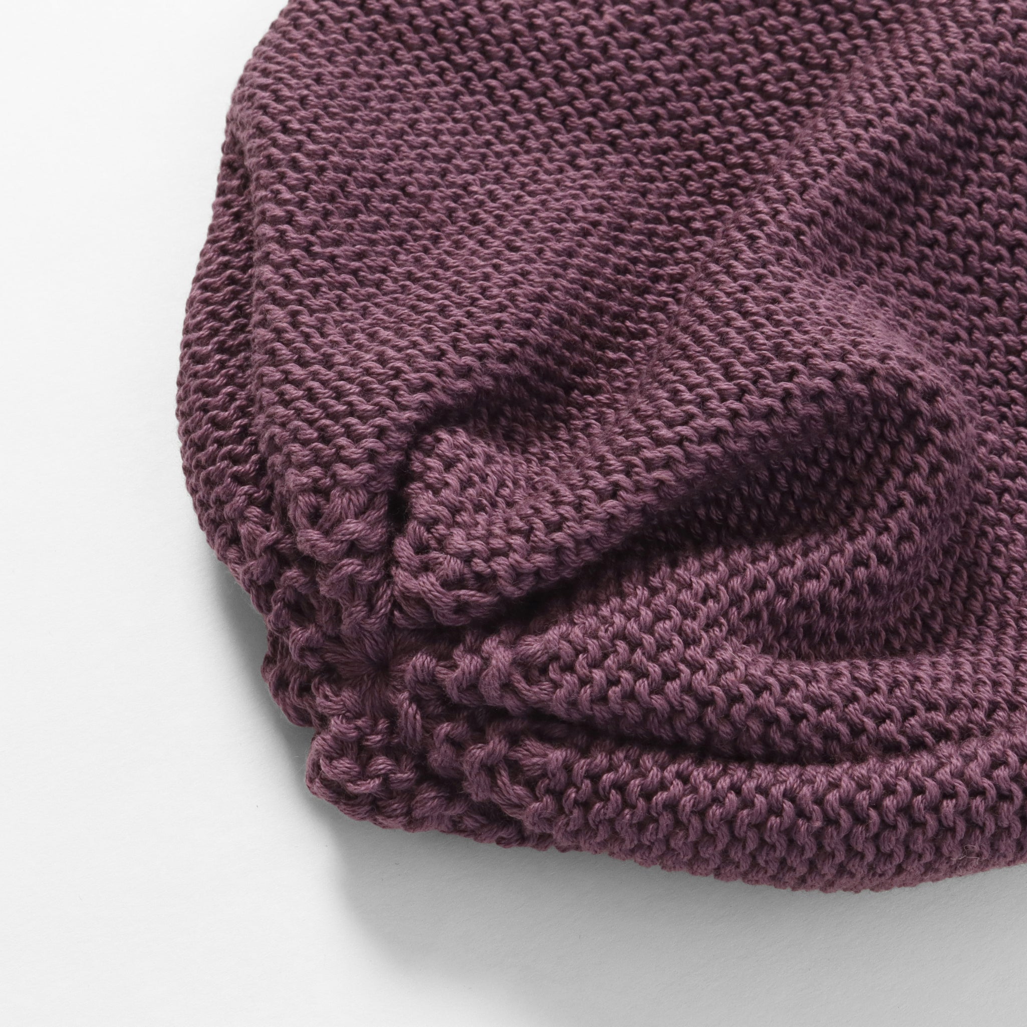Cotton Roll Hat - Plum