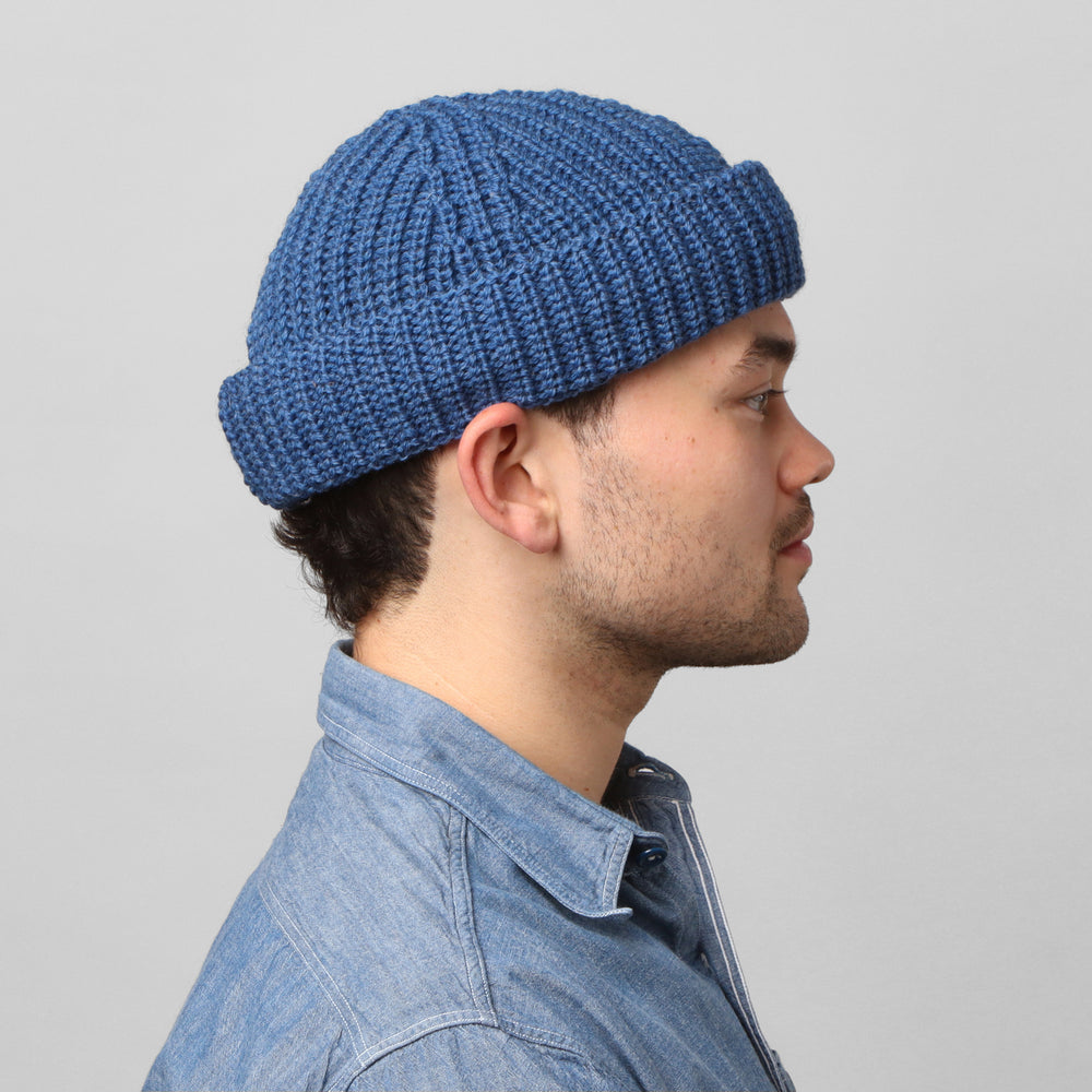 Merino Skull Cap - Indigo