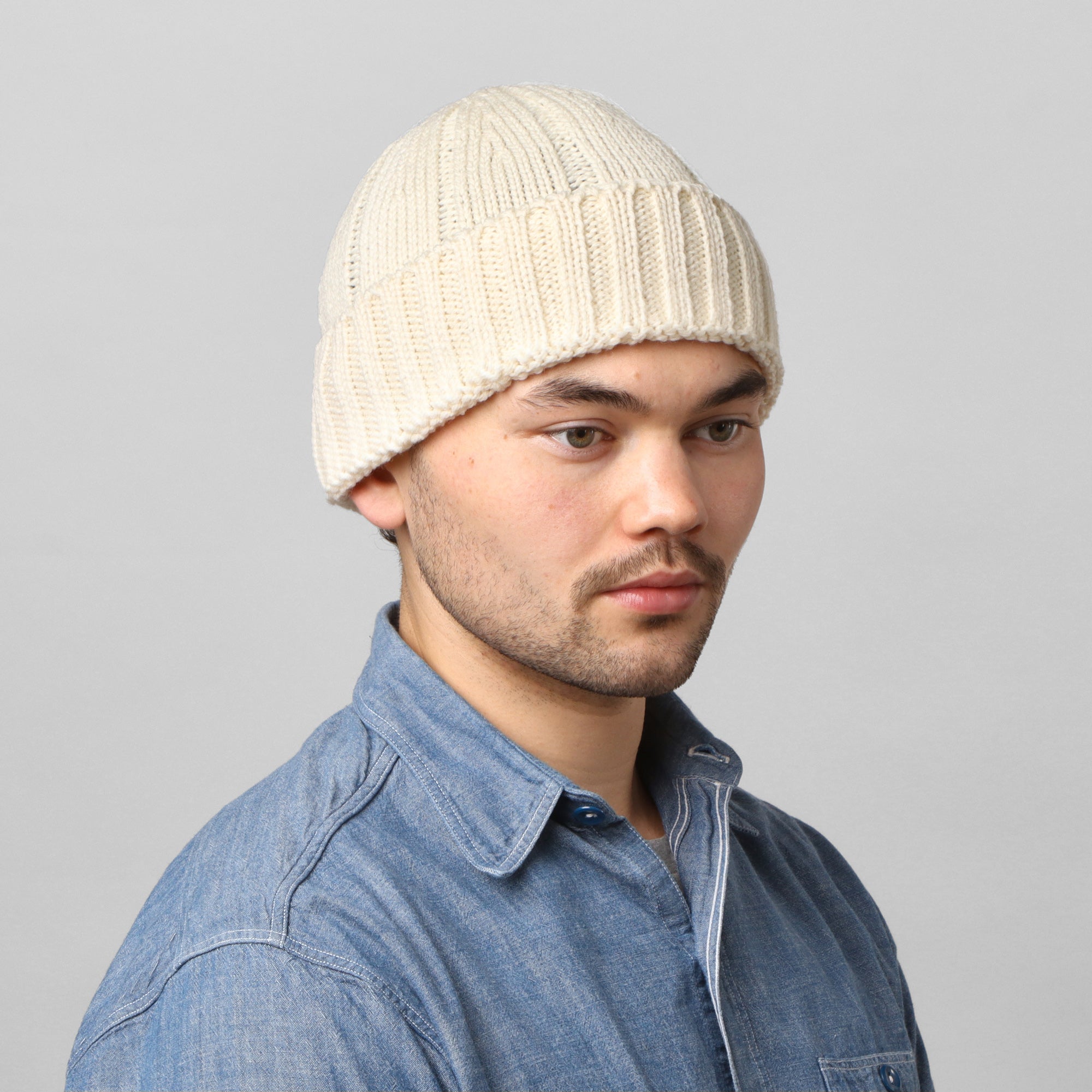 Merino 10x2 Watchcap - Blanco