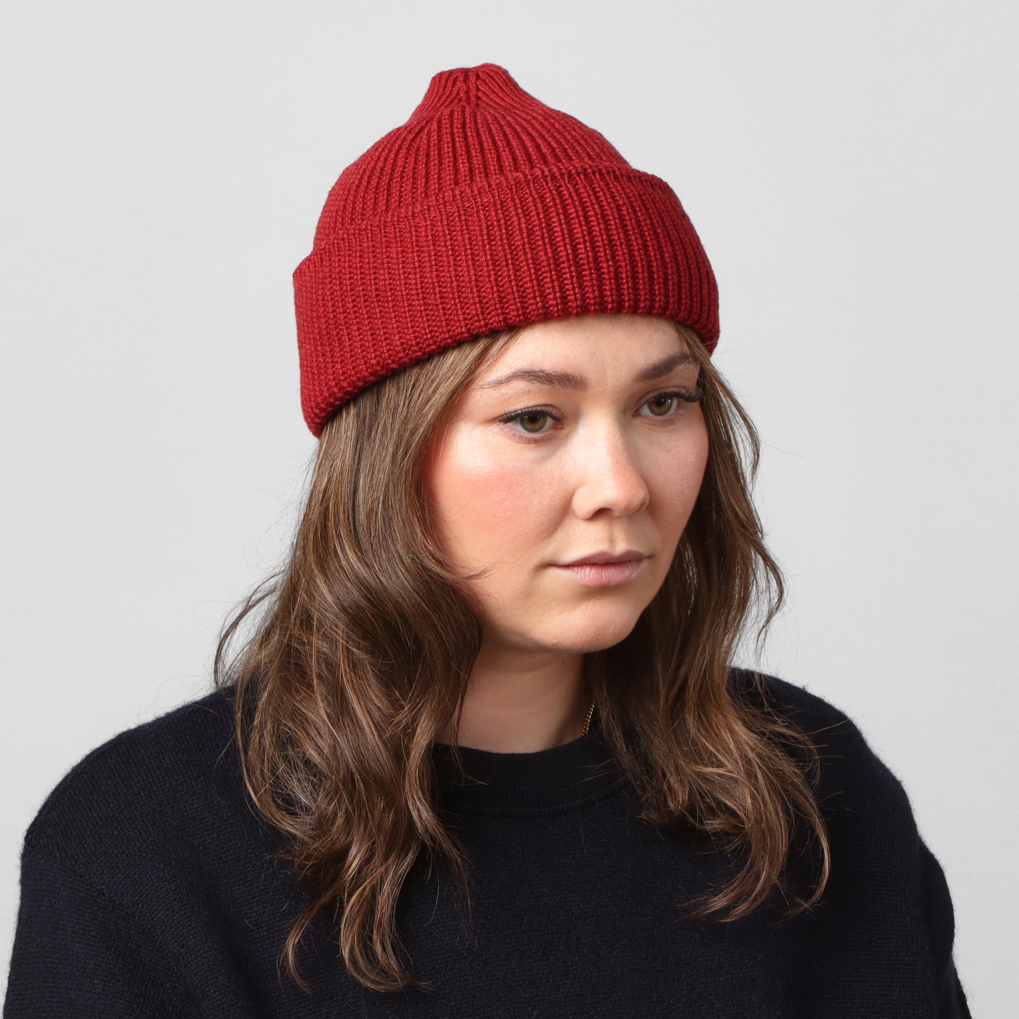 Merino Service Watchcap - Red