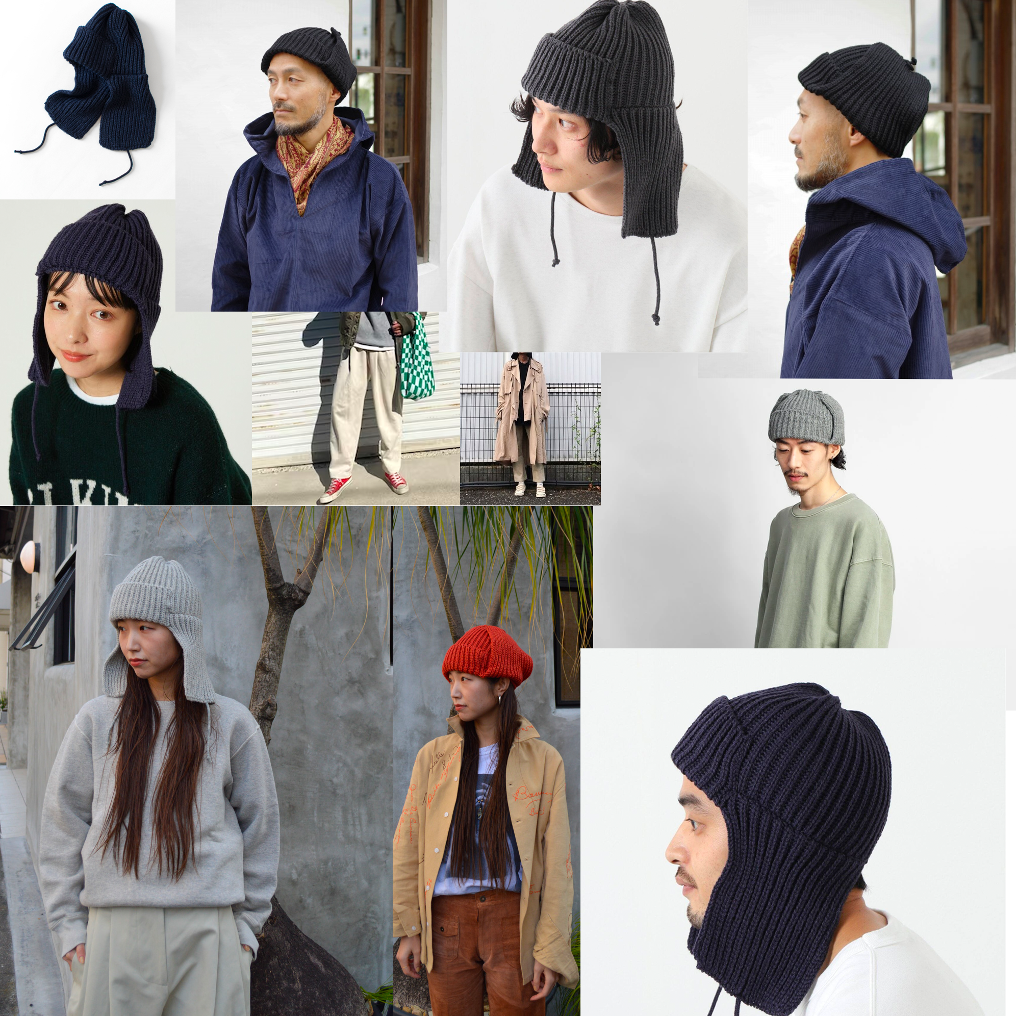 Merino Flight Cap - Grey