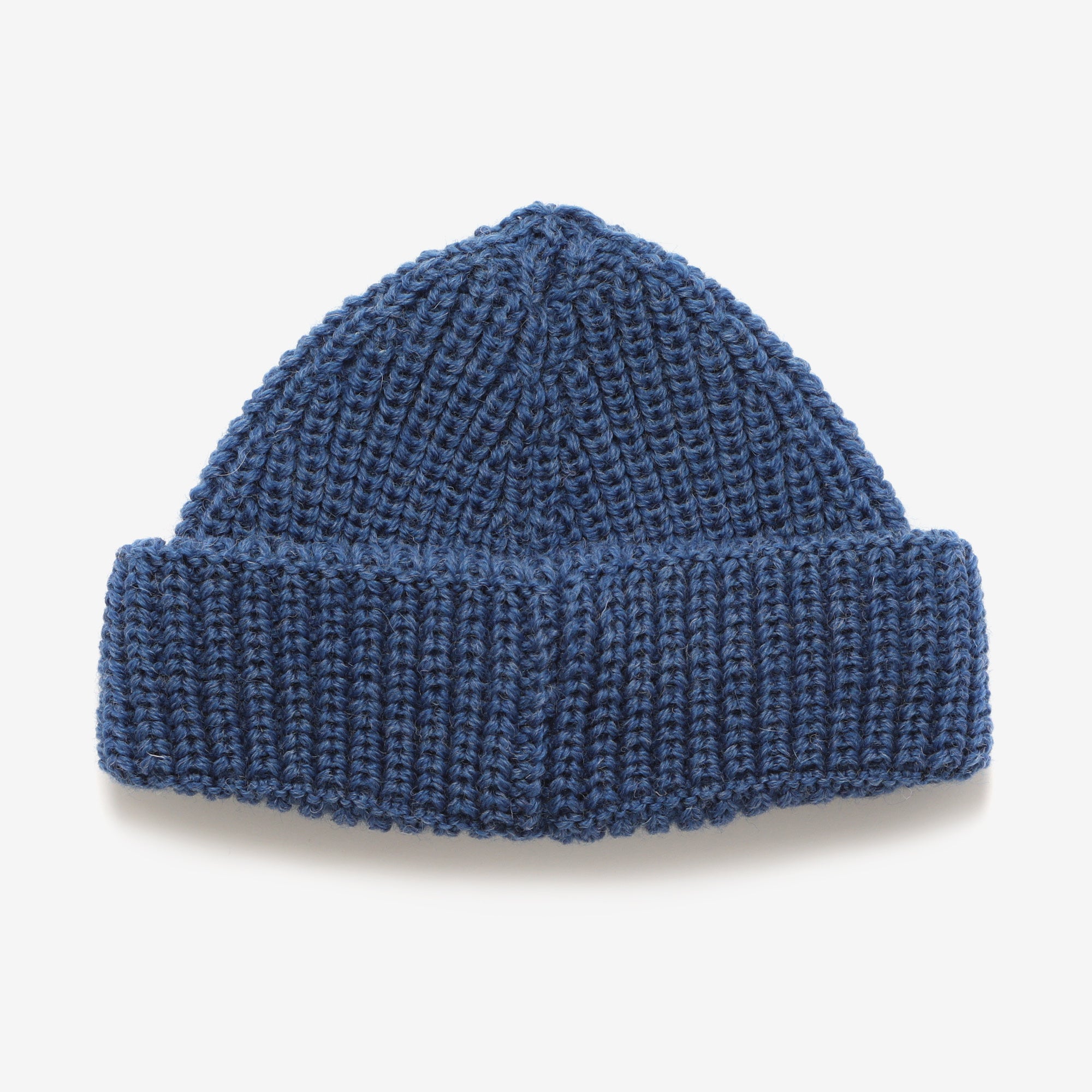 Wool Skull Cap - Indigo