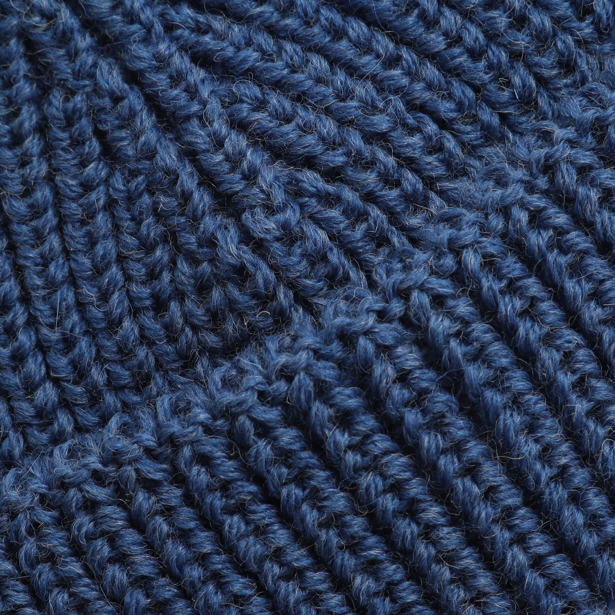 Wool Skull Cap - Indigo
