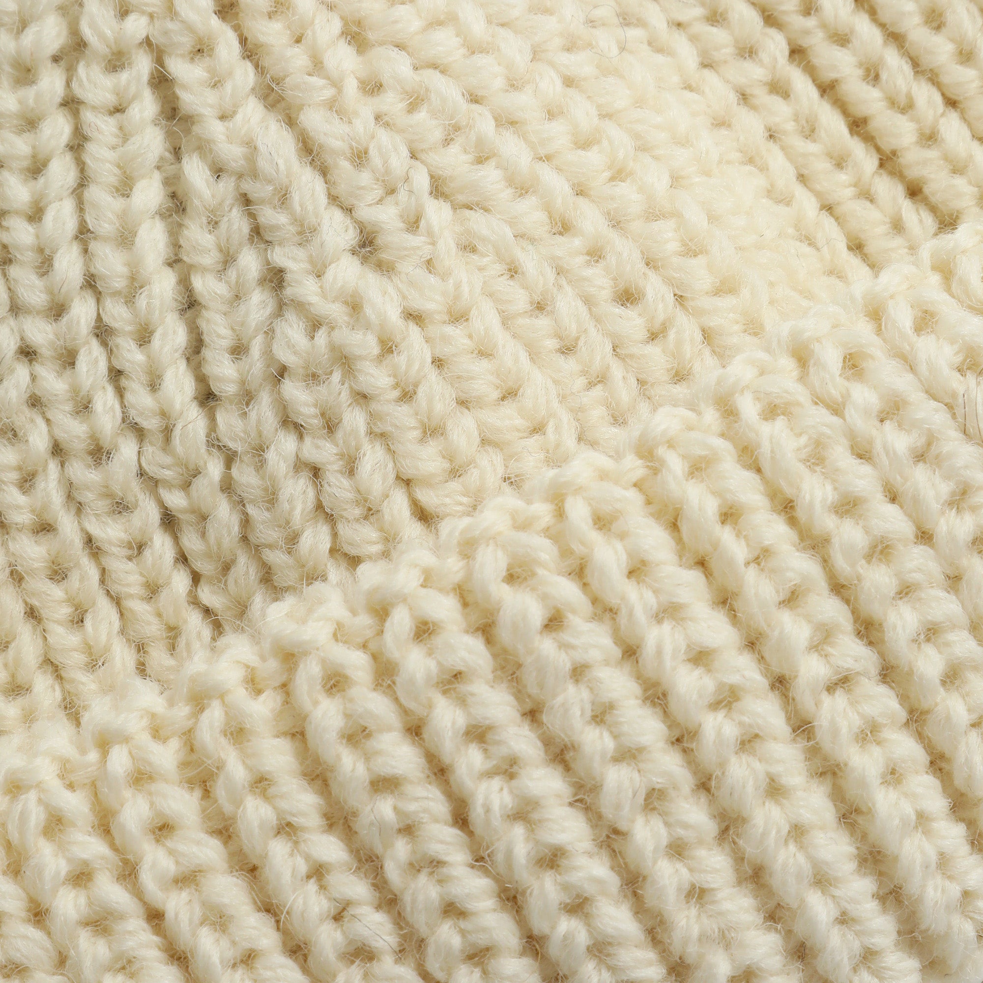 Wool Skull Cap - Ecru