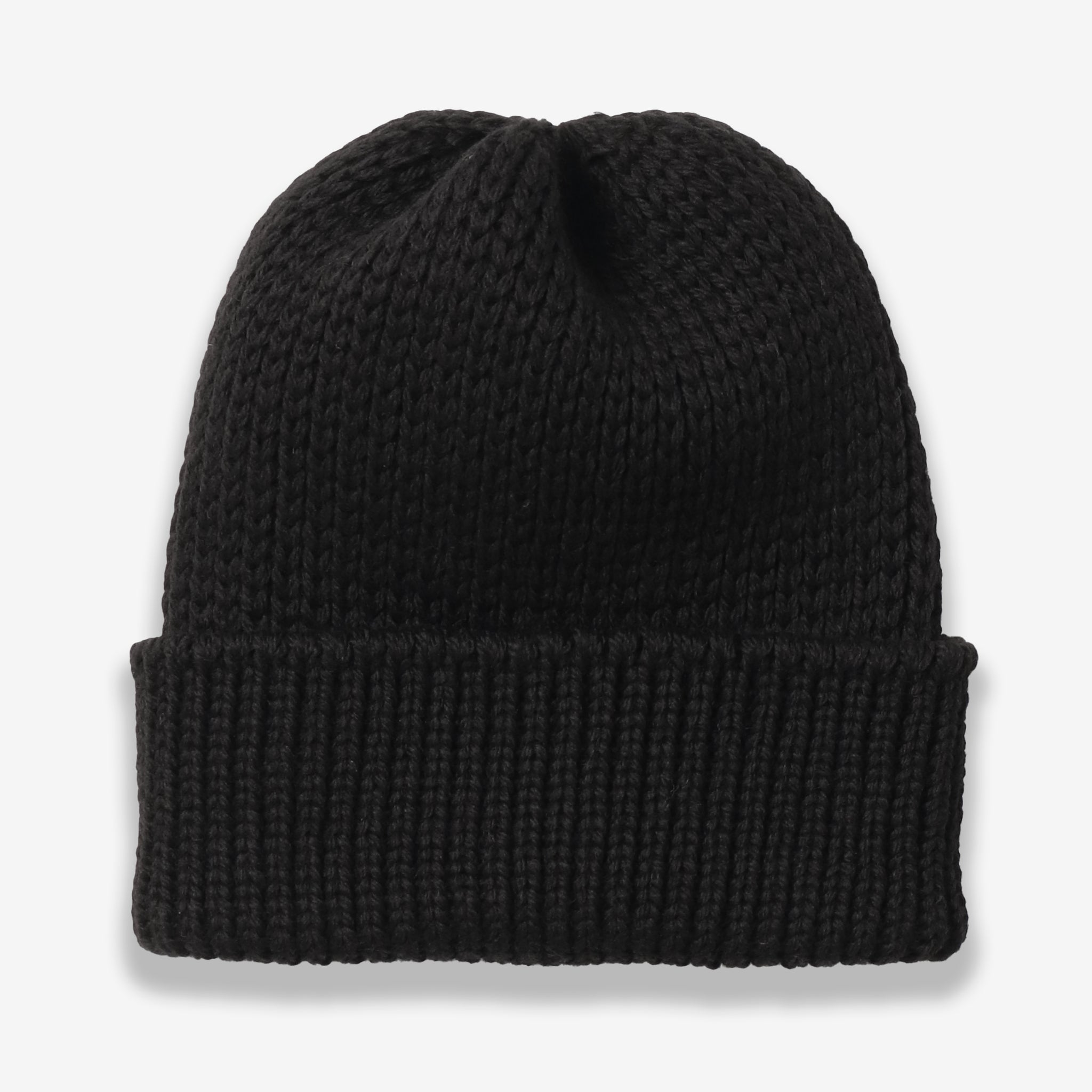 Merino Warm-Up Beanie - Black