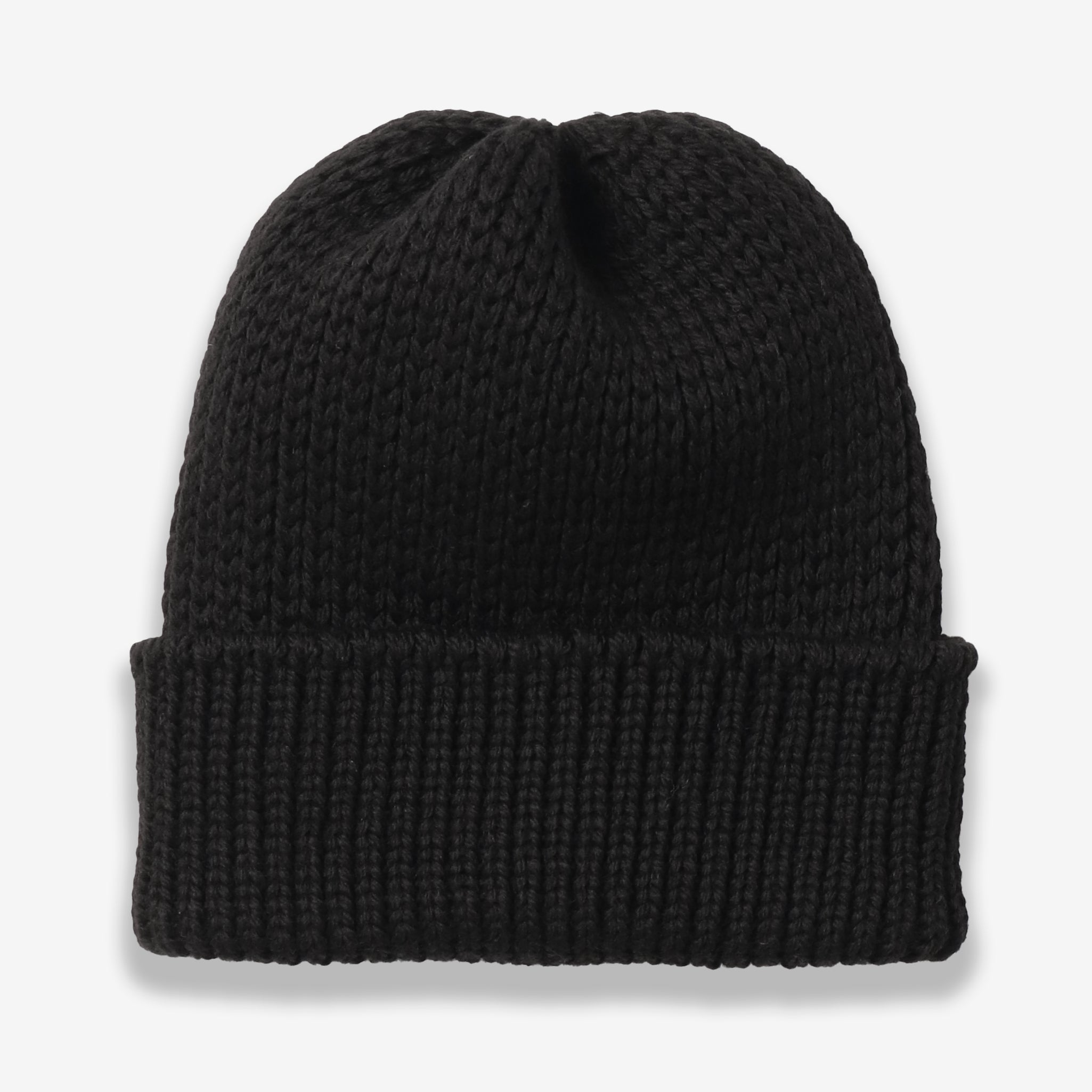 Merino Warm-Up Beanie - Black