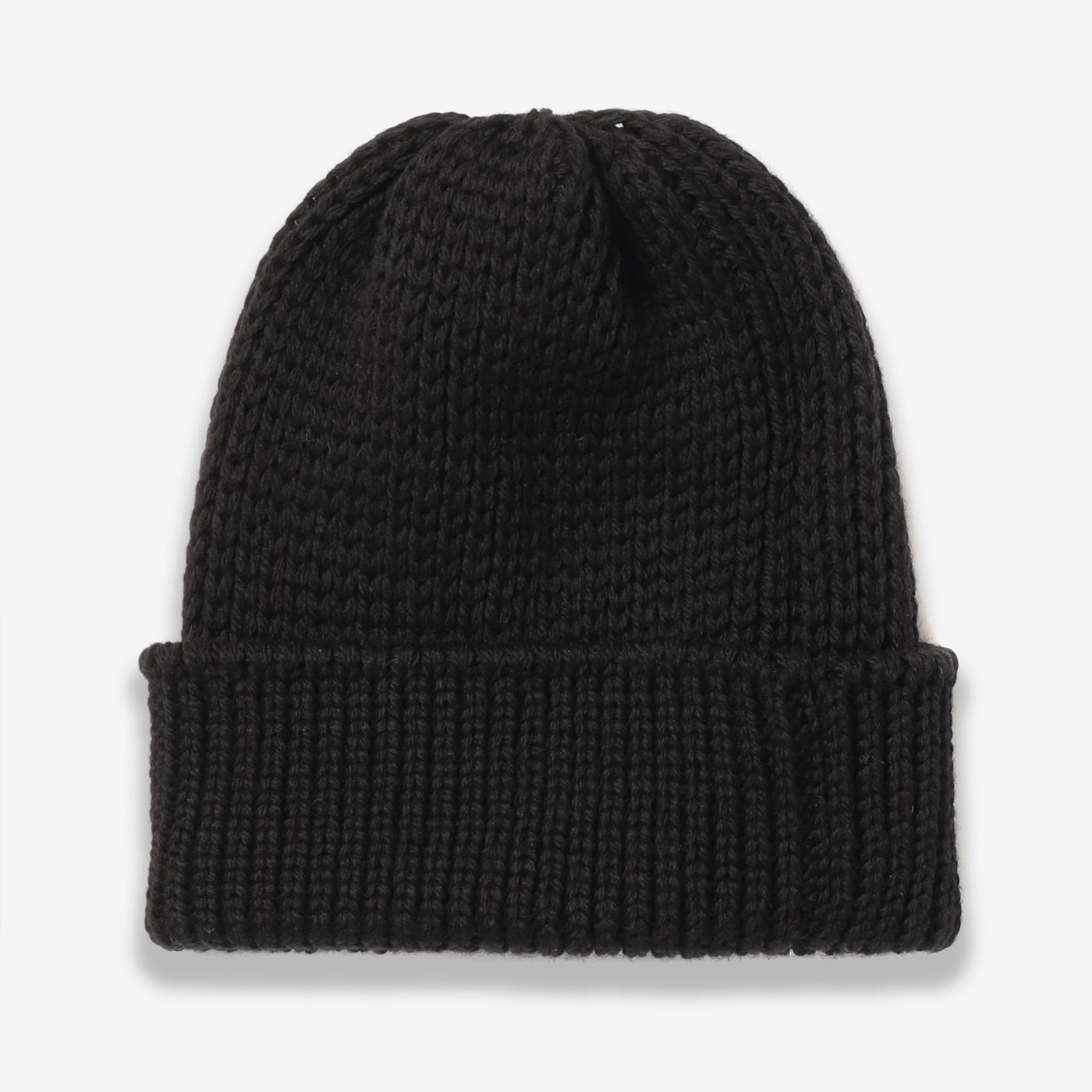 Merino Warm-Up Beanie - Black