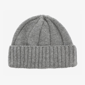 Lambswool Mix Watch Cap - Grey