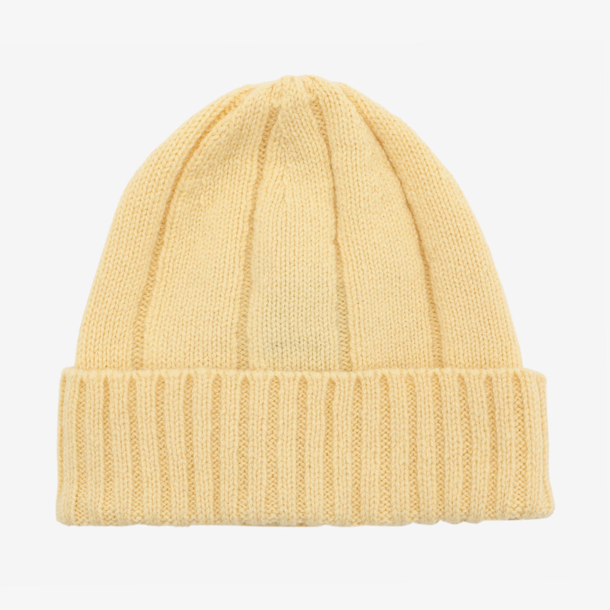 Lambswool Watch Cap - Yellow